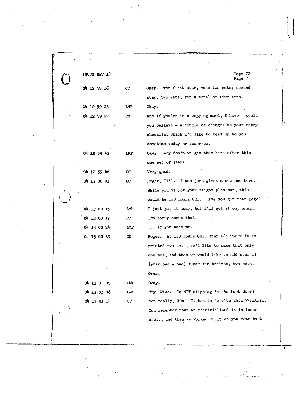 Page 580 of Apollo 8’s original transcript