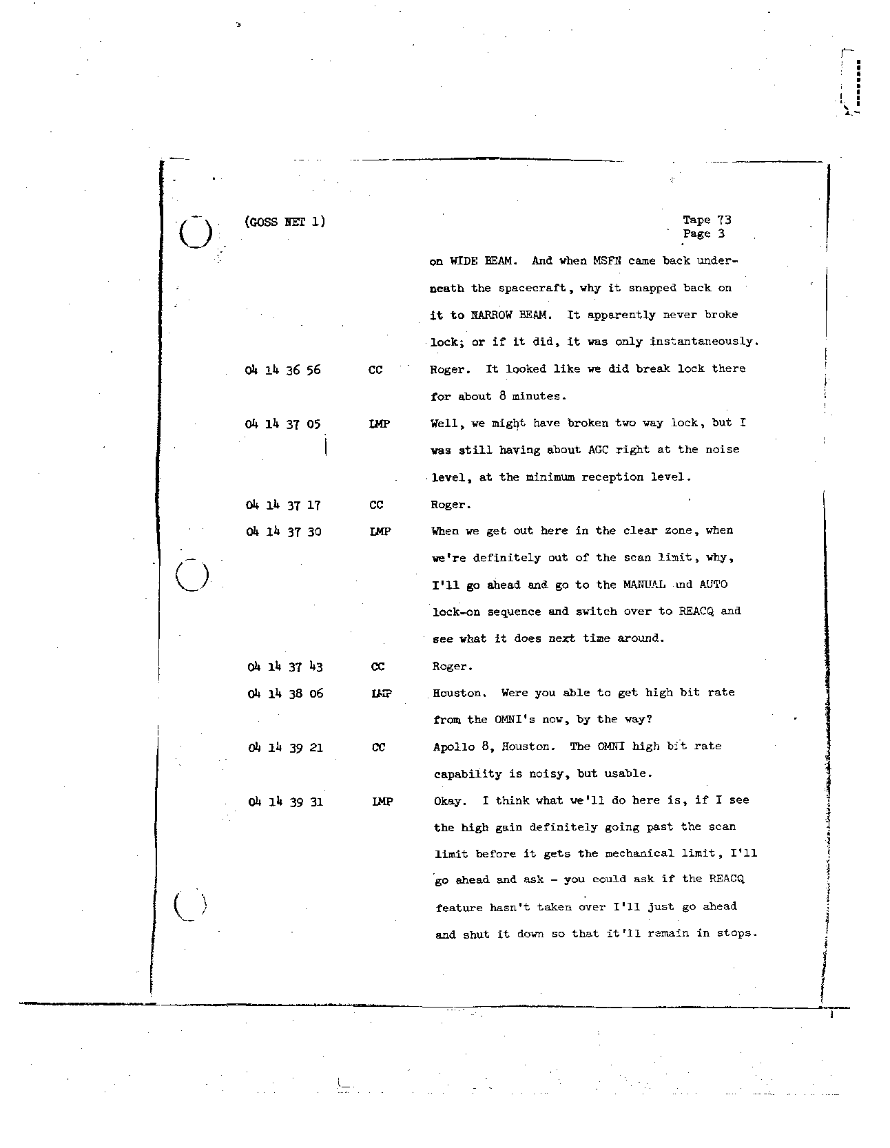 Page 589 of Apollo 8’s original transcript