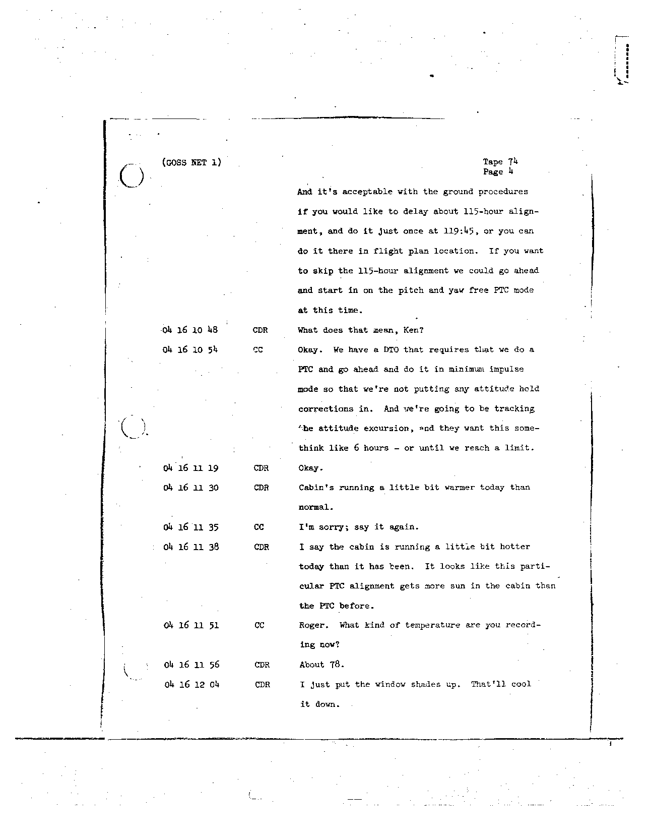 Page 599 of Apollo 8’s original transcript