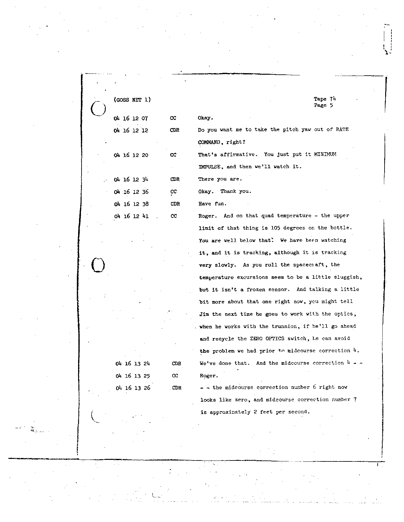 Page 600 of Apollo 8’s original transcript