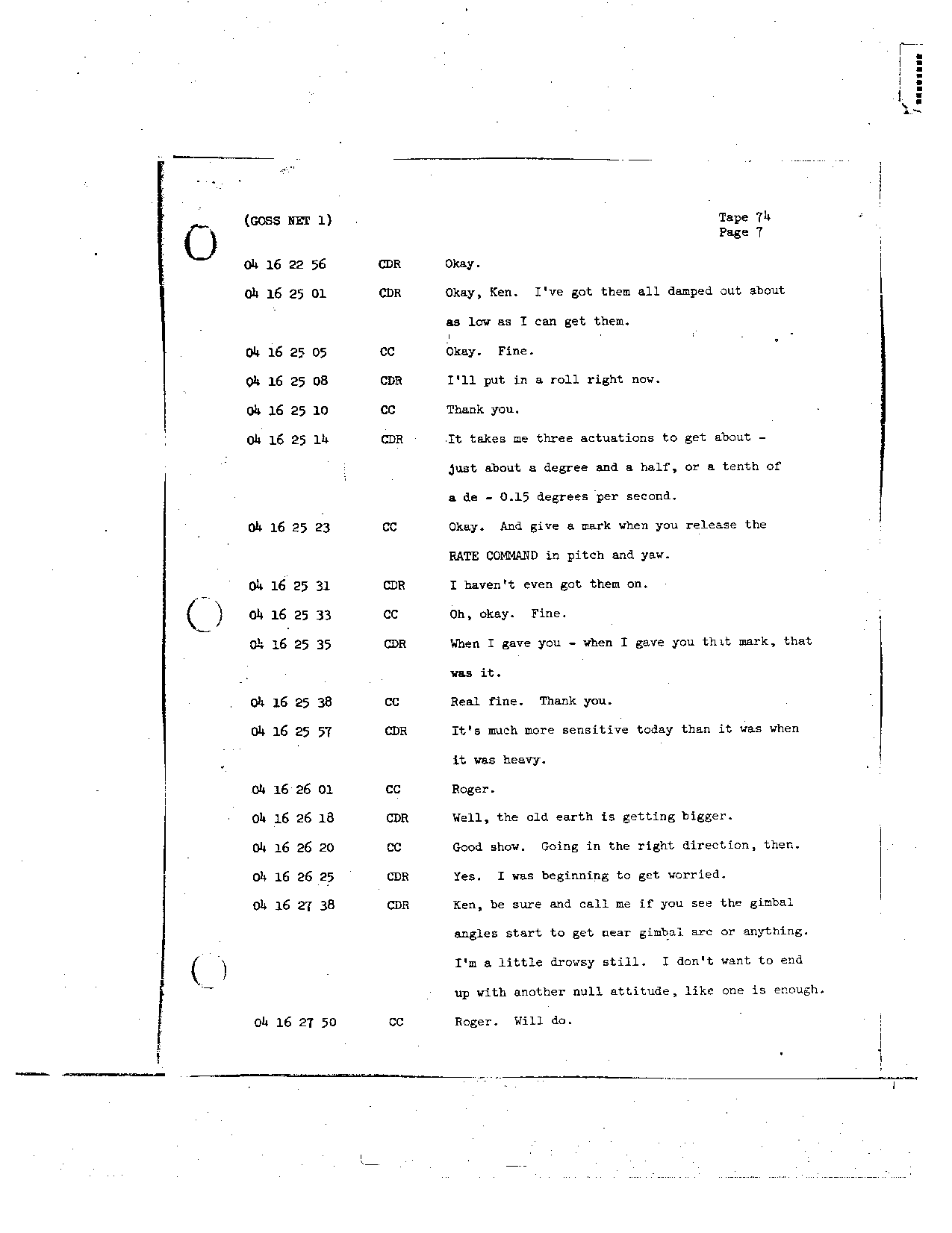 Page 602 of Apollo 8’s original transcript