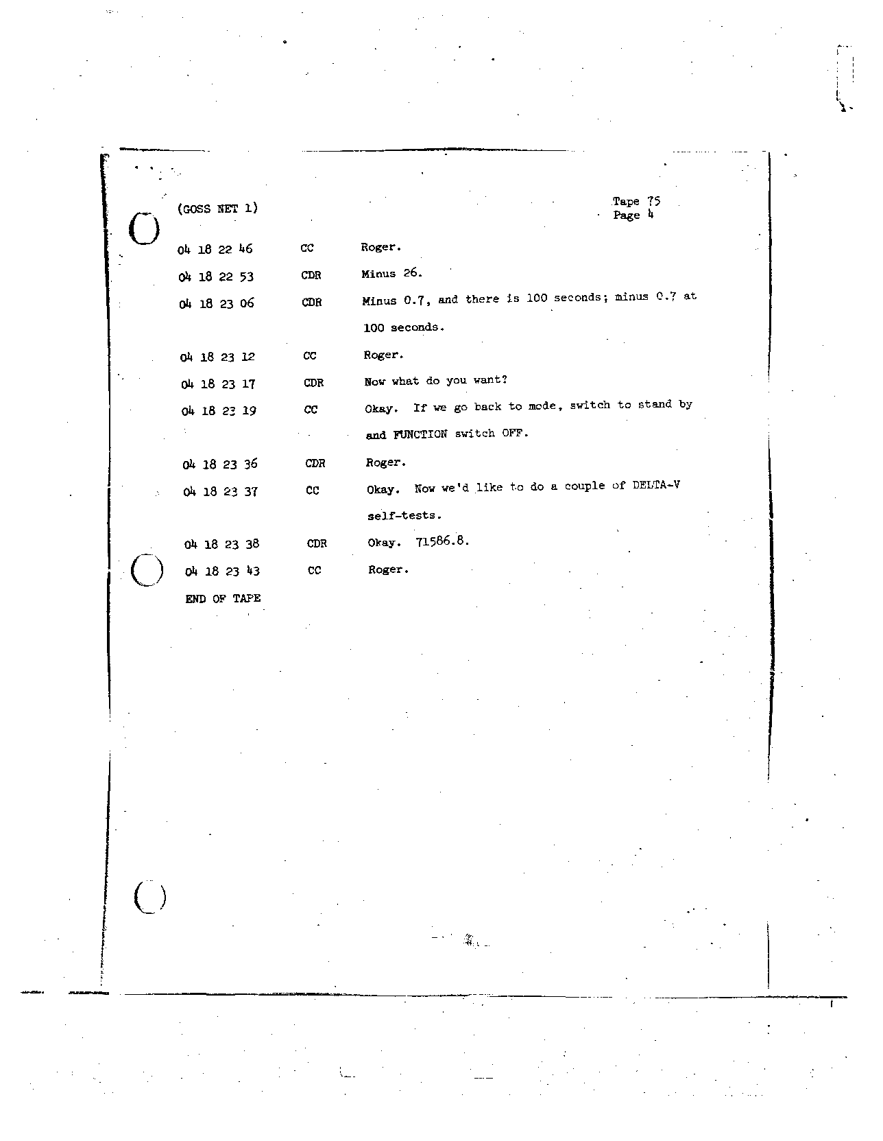 Page 608 of Apollo 8’s original transcript