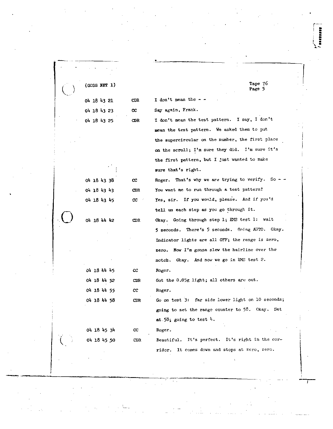Page 613 of Apollo 8’s original transcript