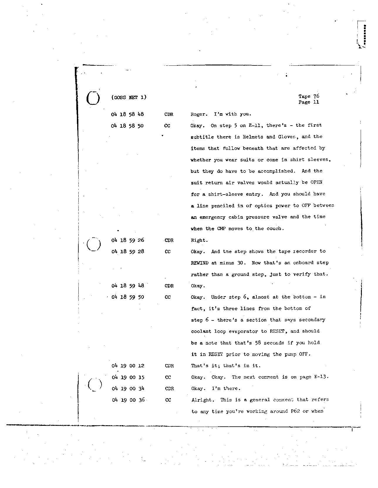 Page 619 of Apollo 8’s original transcript