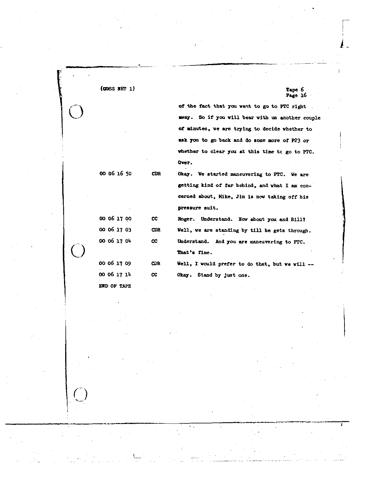 Page 62 of Apollo 8’s original transcript