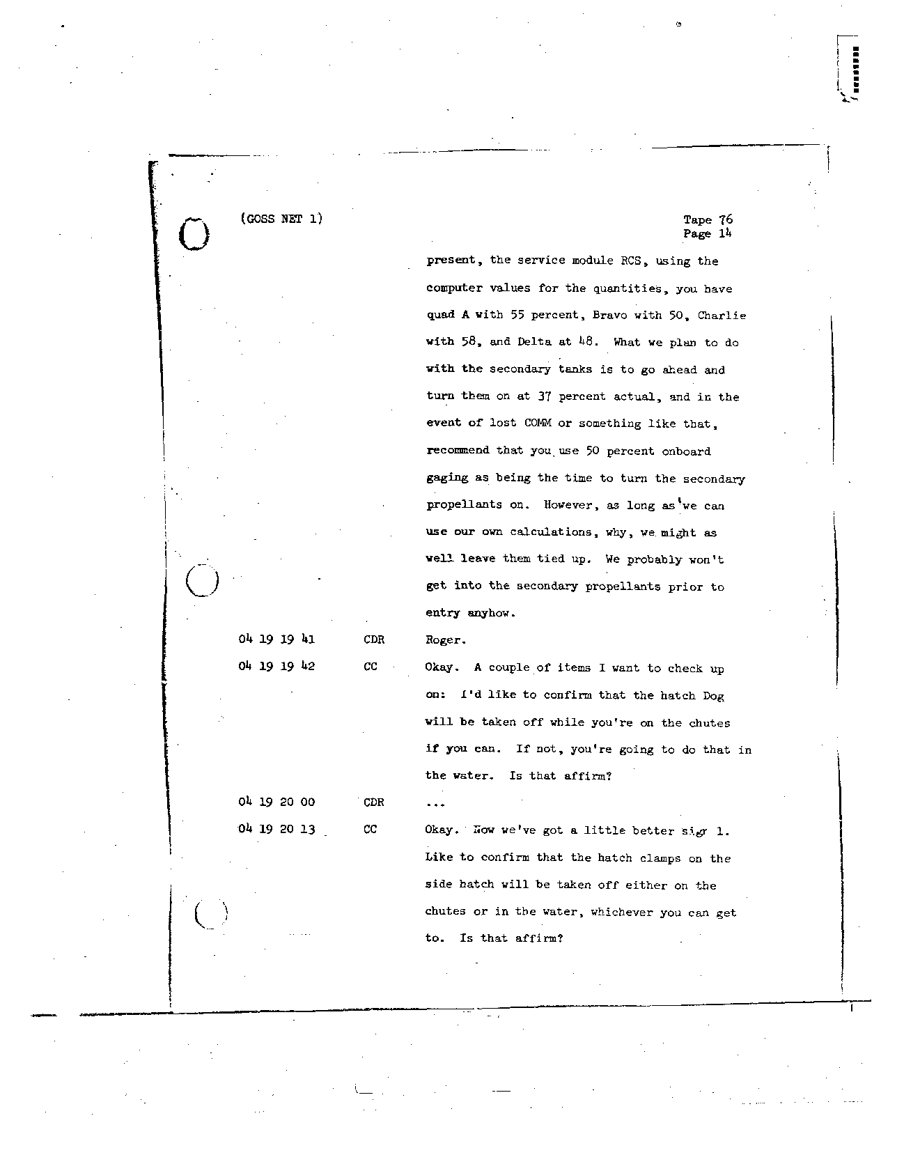 Page 622 of Apollo 8’s original transcript