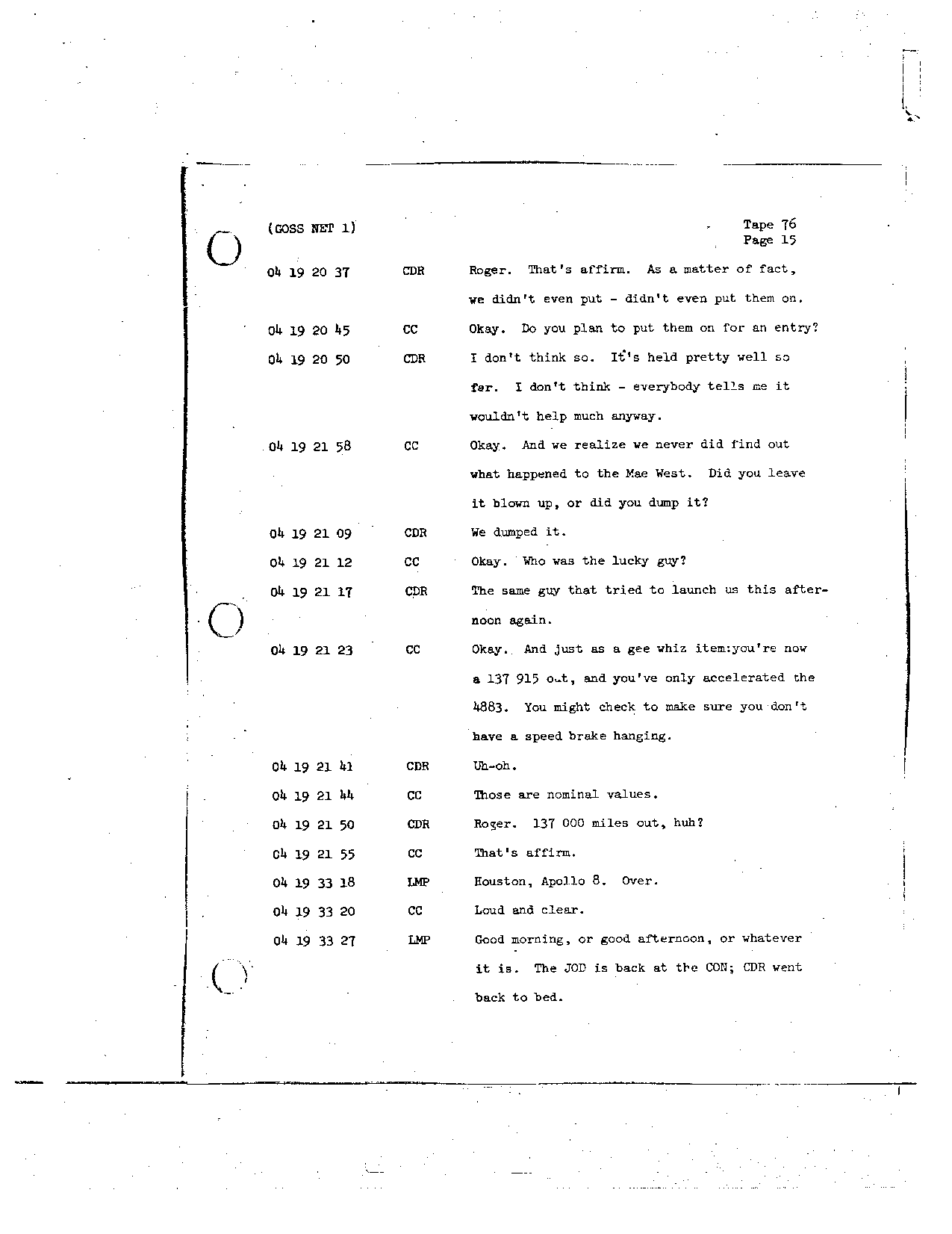 Page 623 of Apollo 8’s original transcript