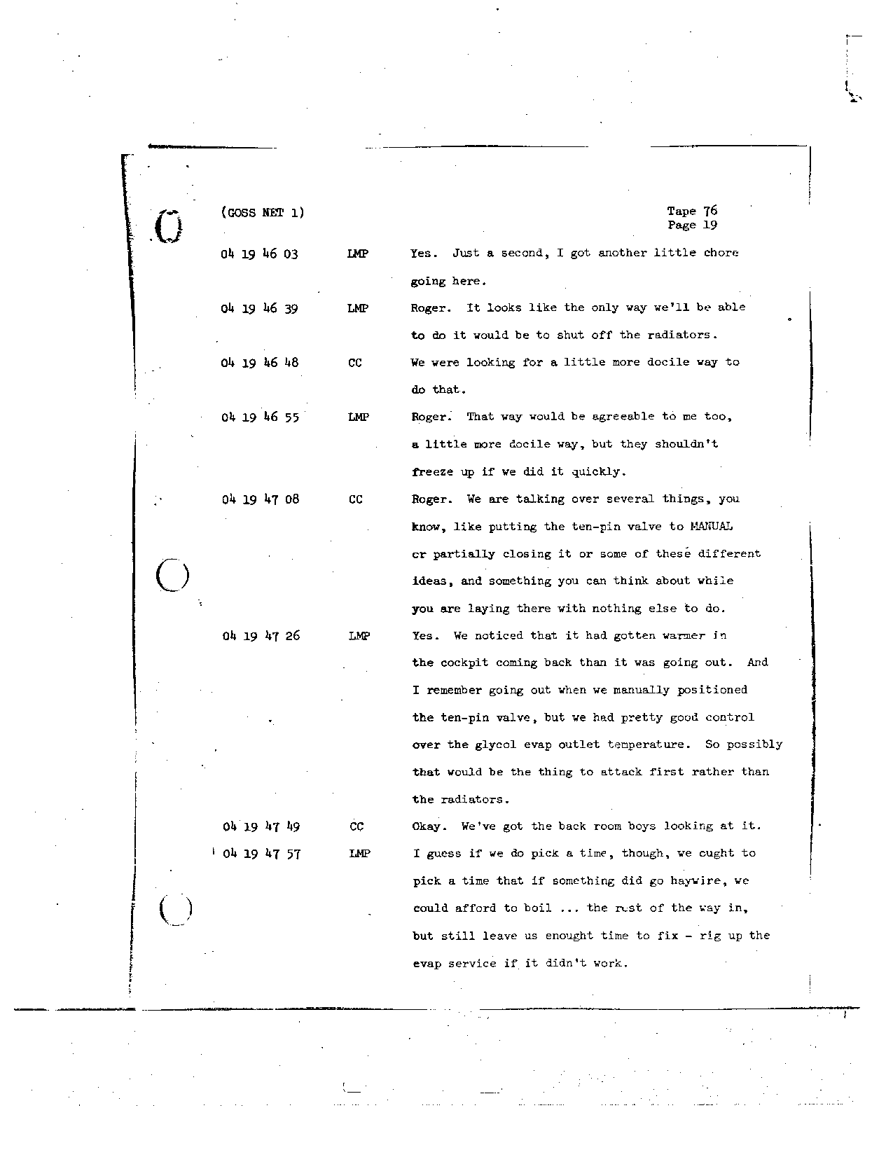 Page 627 of Apollo 8’s original transcript