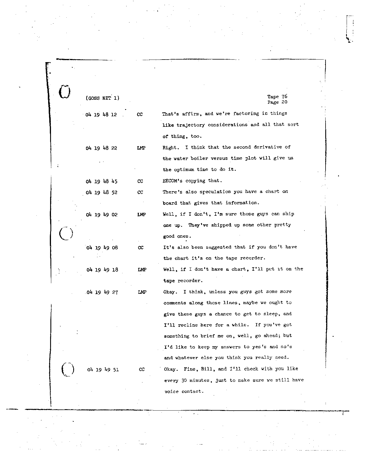 Page 628 of Apollo 8’s original transcript