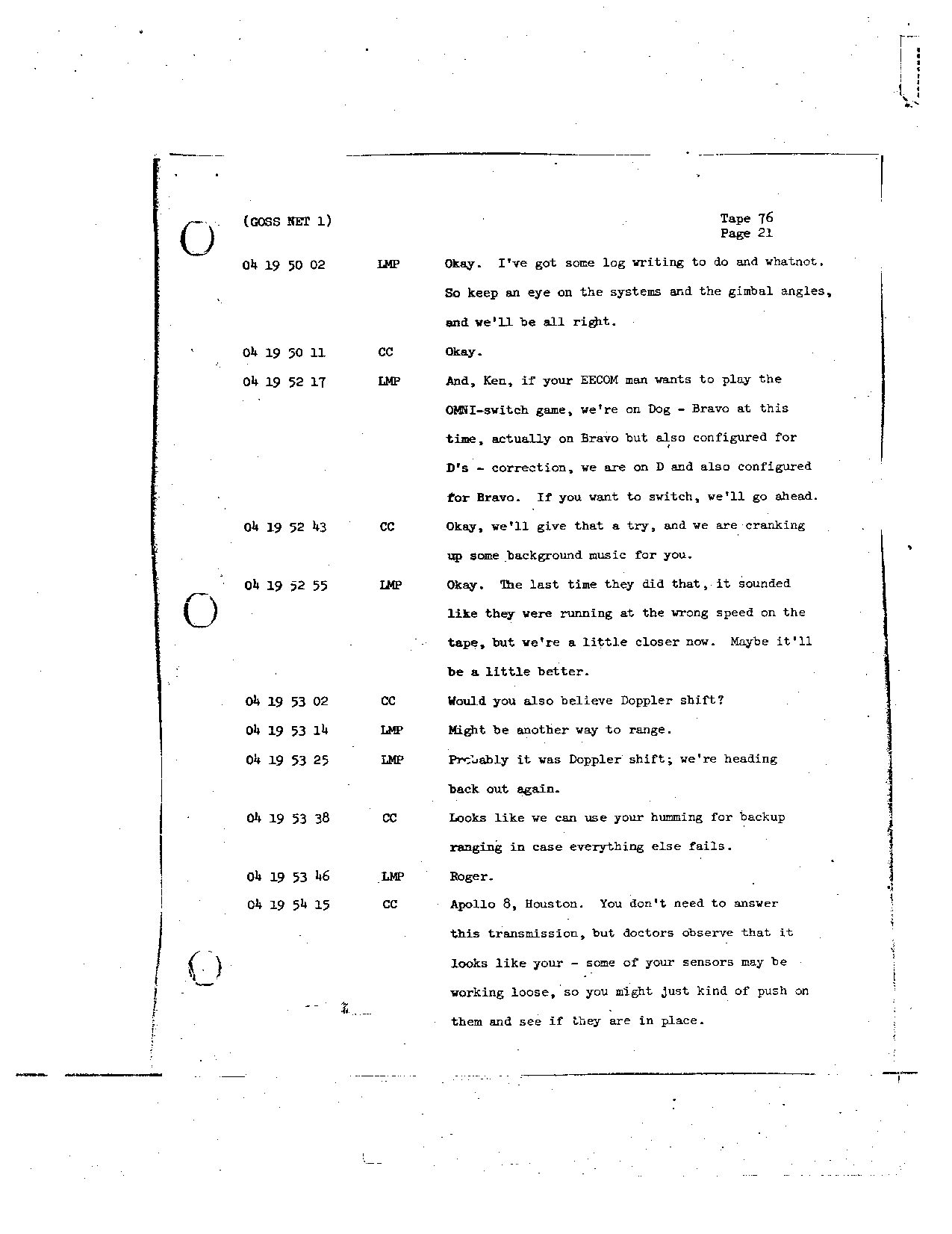 Page 629 of Apollo 8’s original transcript