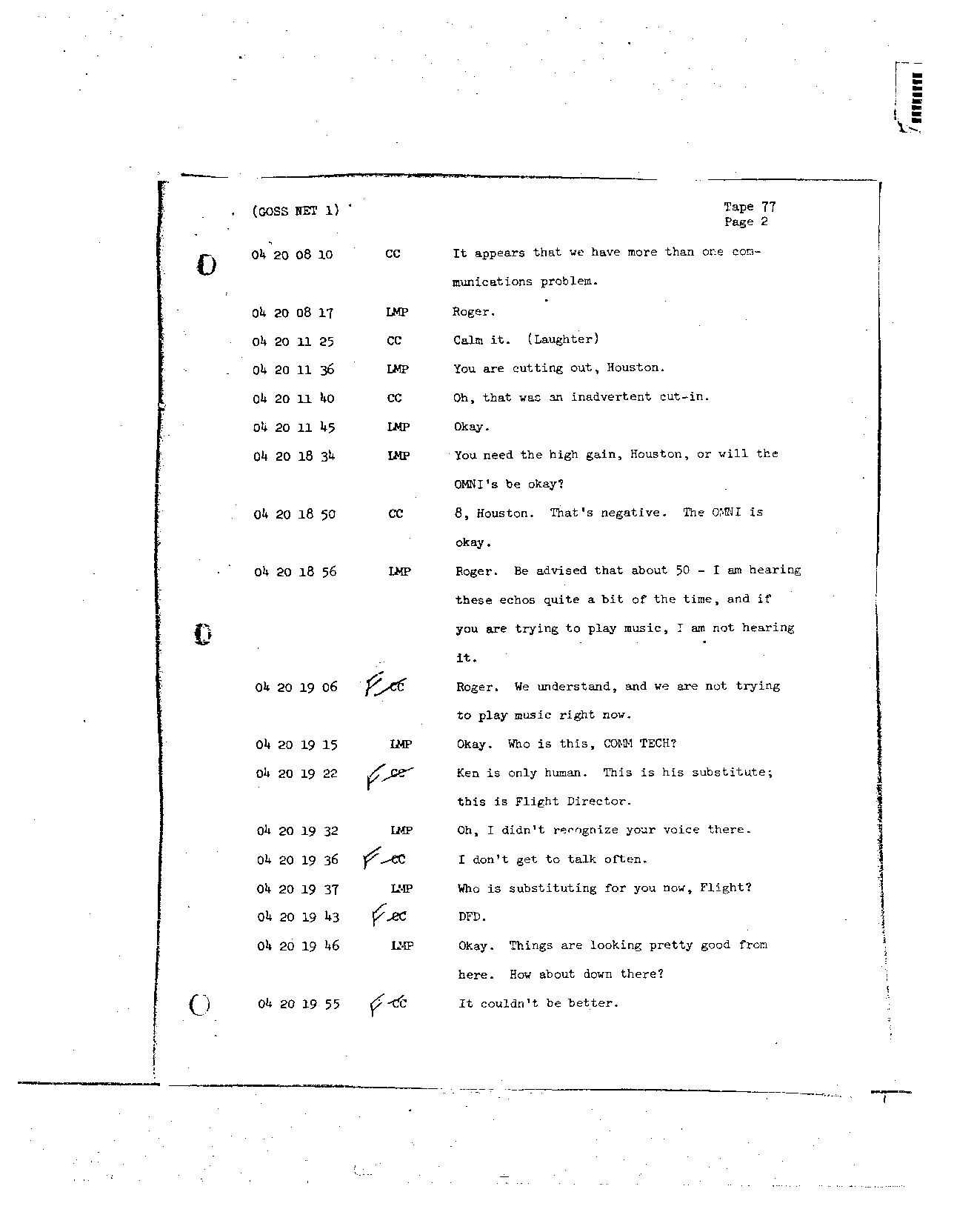 Page 632 of Apollo 8’s original transcript