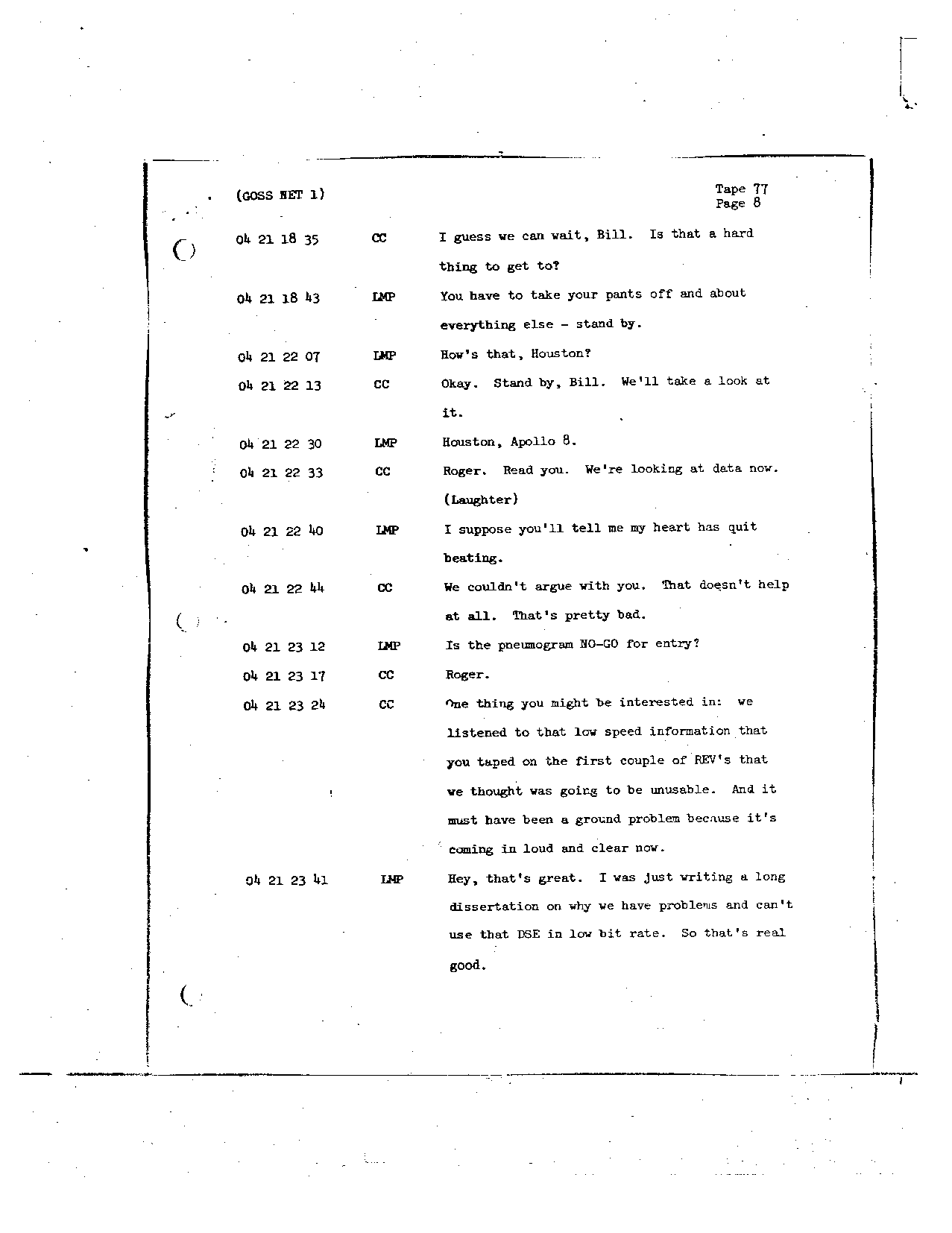 Page 638 of Apollo 8’s original transcript