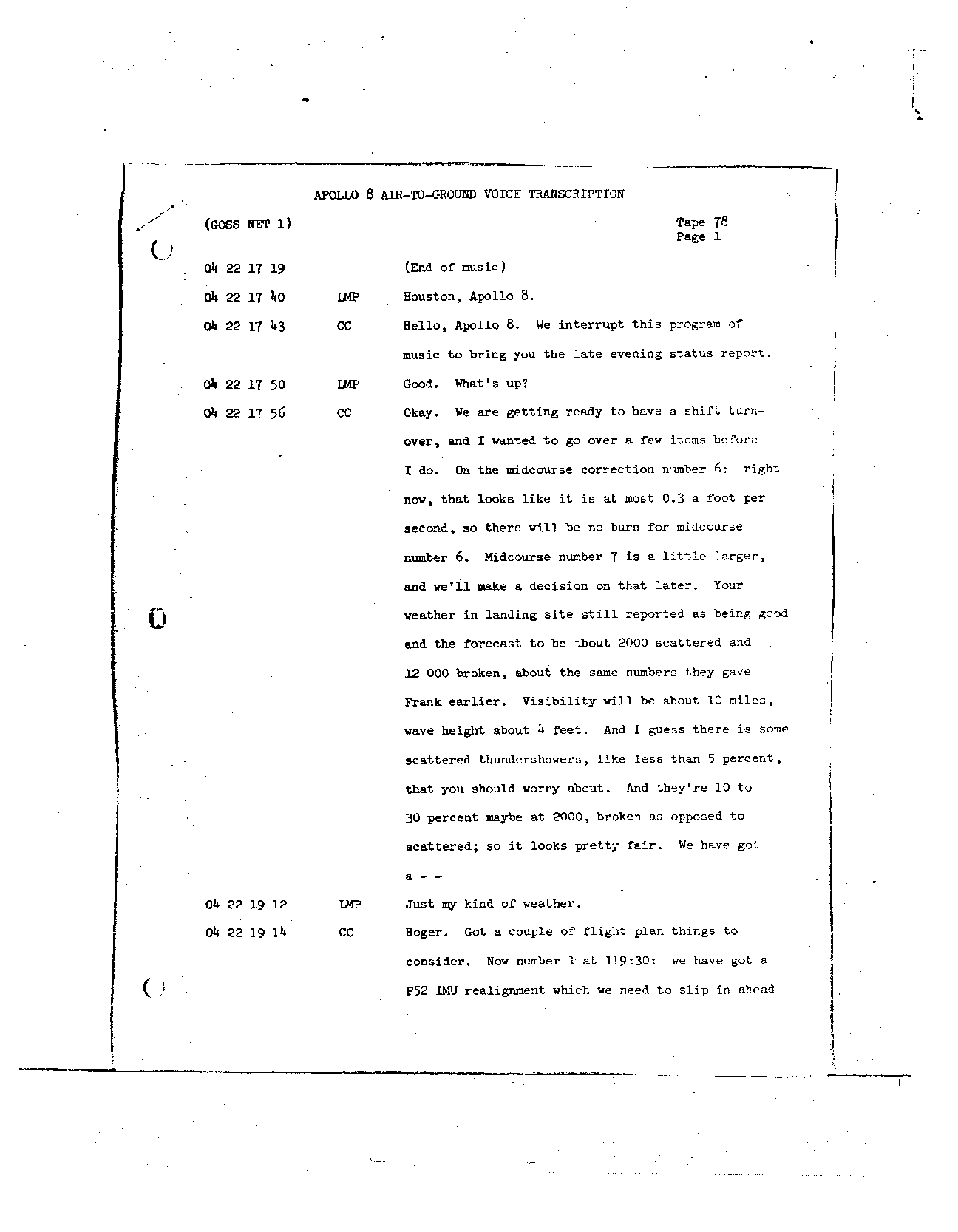 Page 641 of Apollo 8’s original transcript