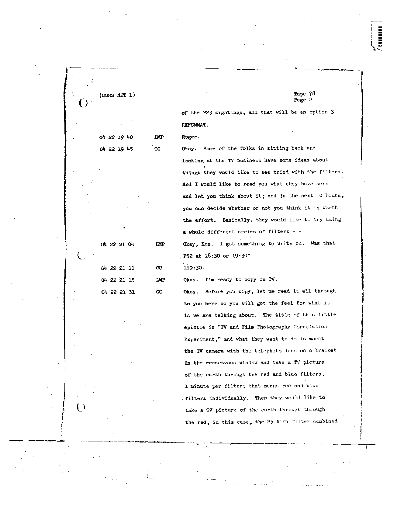 Page 642 of Apollo 8’s original transcript