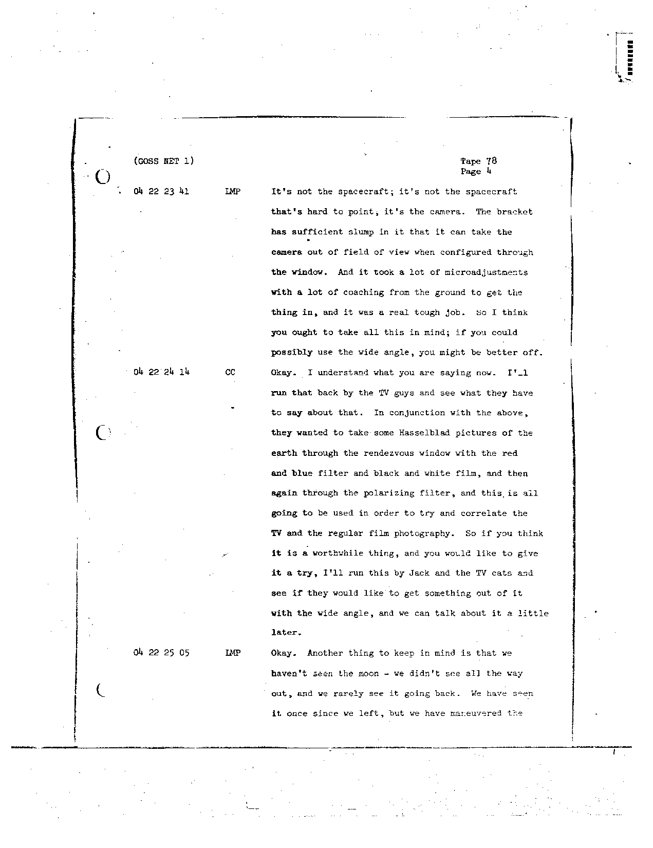 Page 644 of Apollo 8’s original transcript