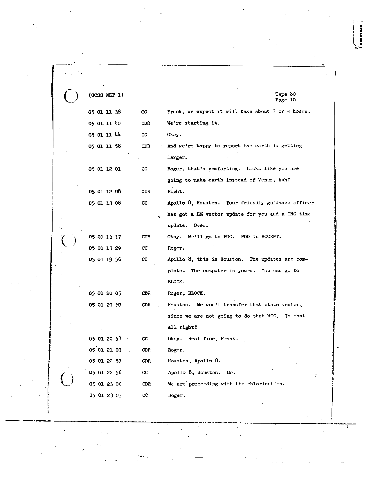 Page 667 of Apollo 8’s original transcript