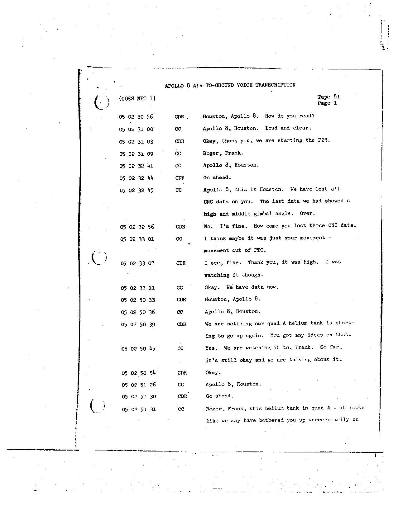 Page 669 of Apollo 8’s original transcript