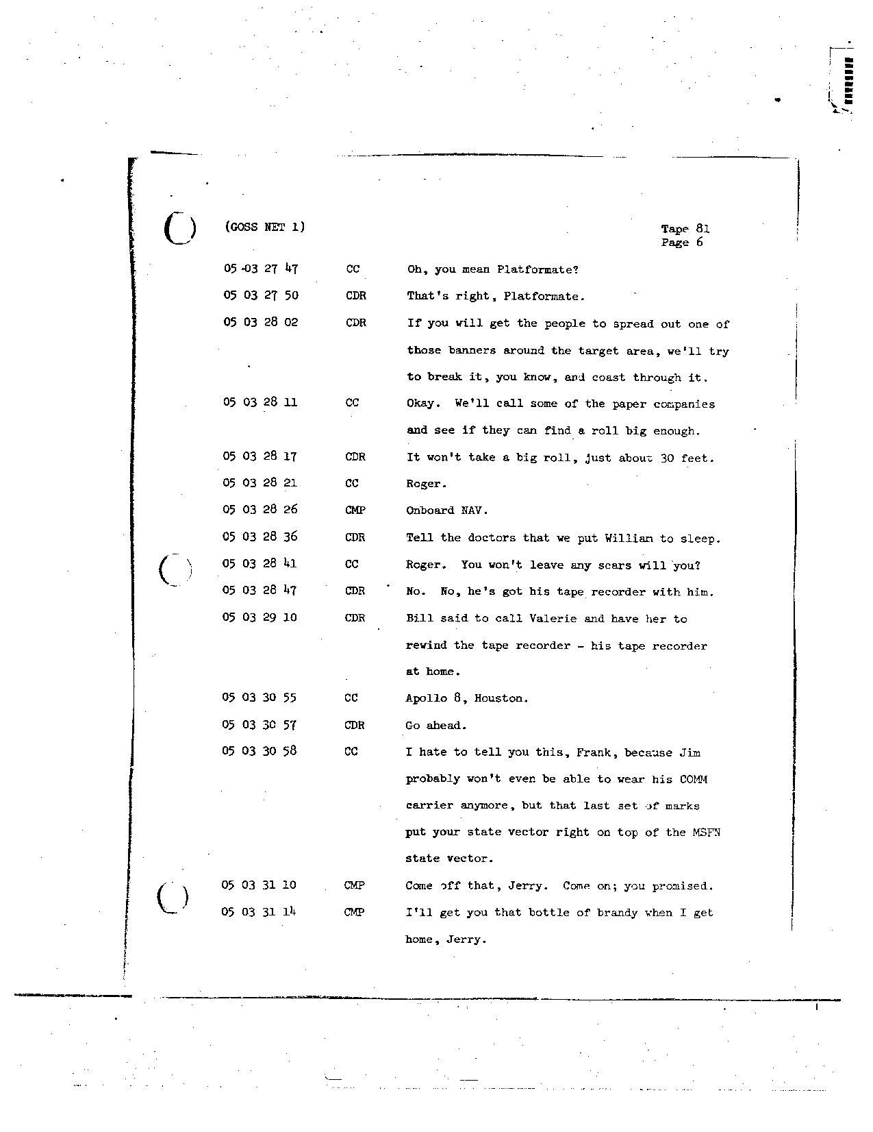 Page 674 of Apollo 8’s original transcript