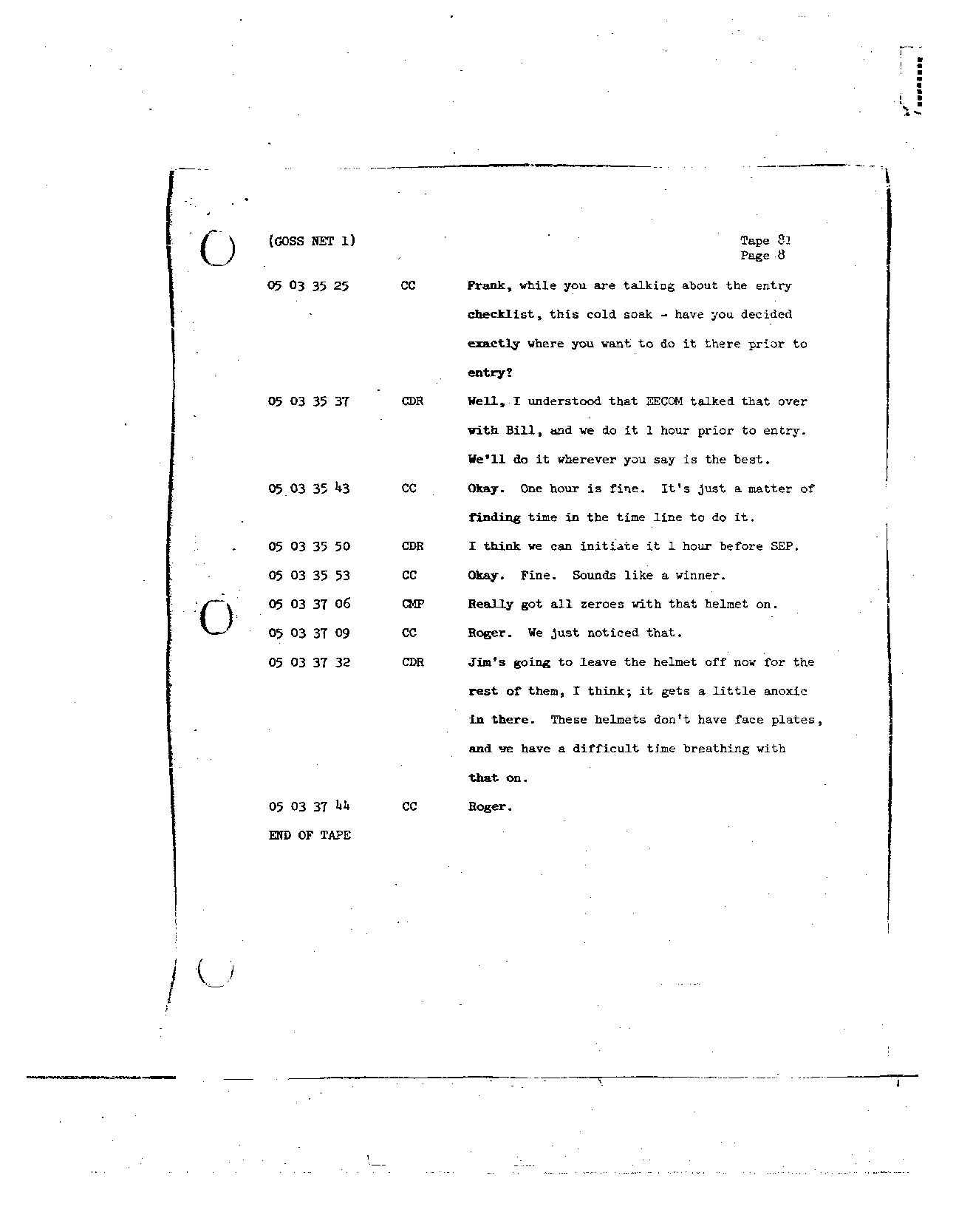 Page 676 of Apollo 8’s original transcript
