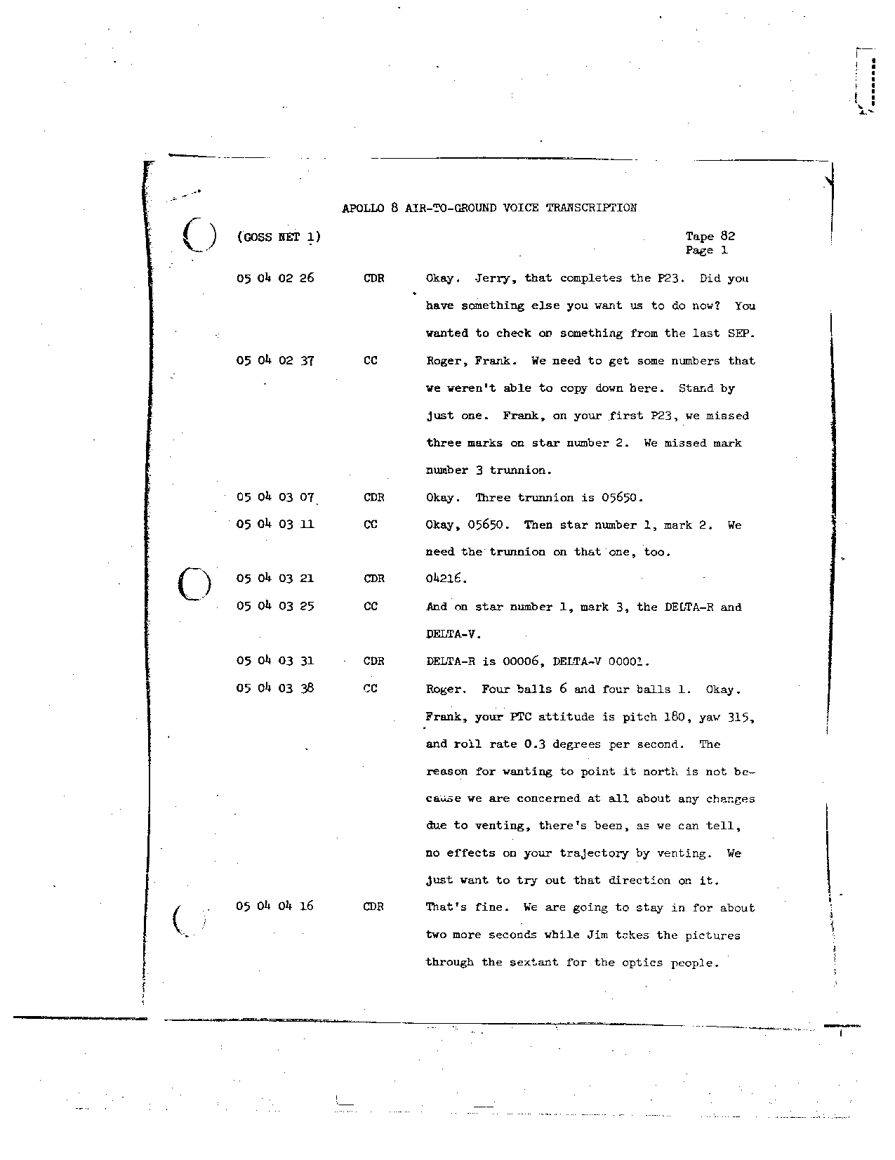 Page 677 of Apollo 8’s original transcript