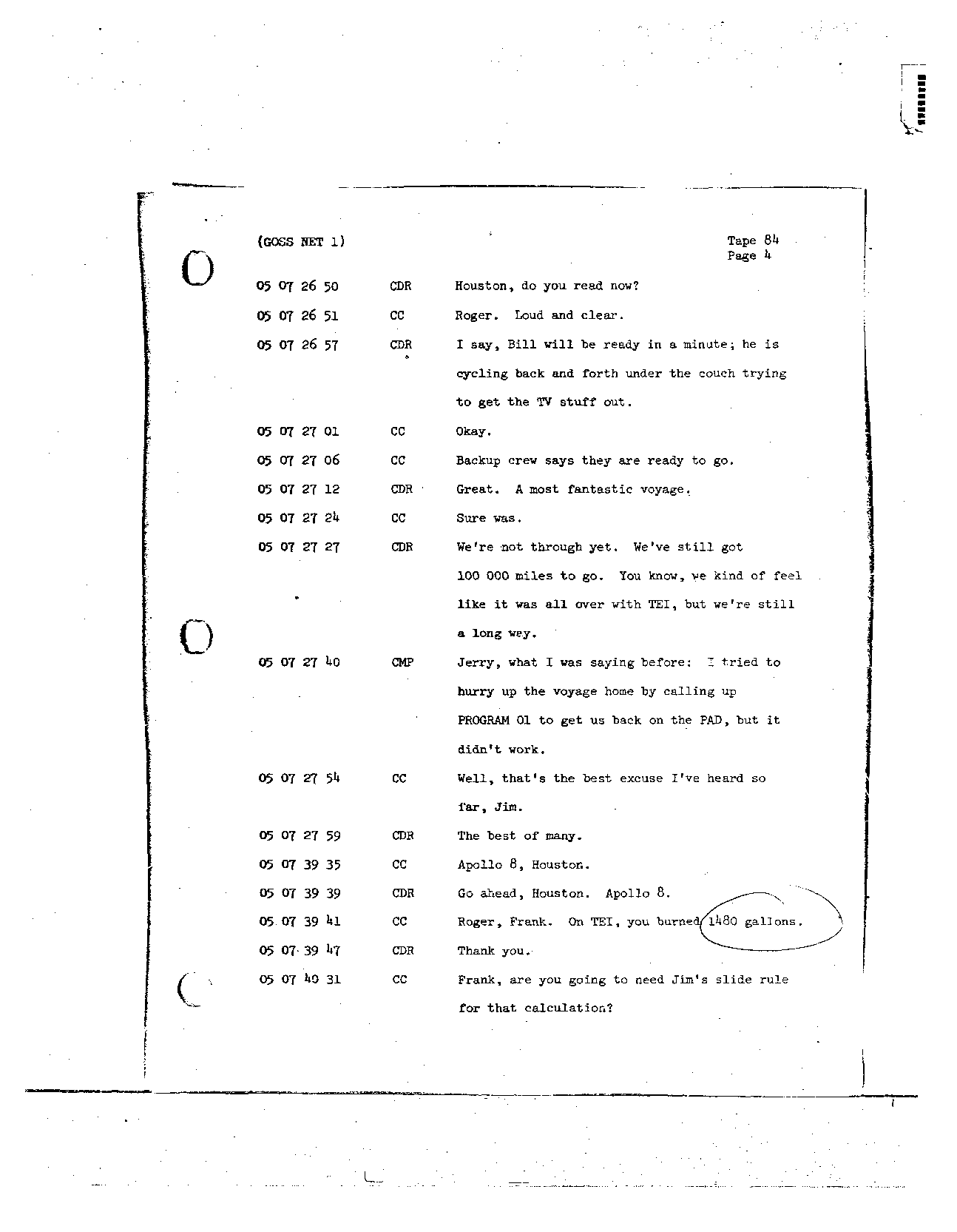 Page 690 of Apollo 8’s original transcript