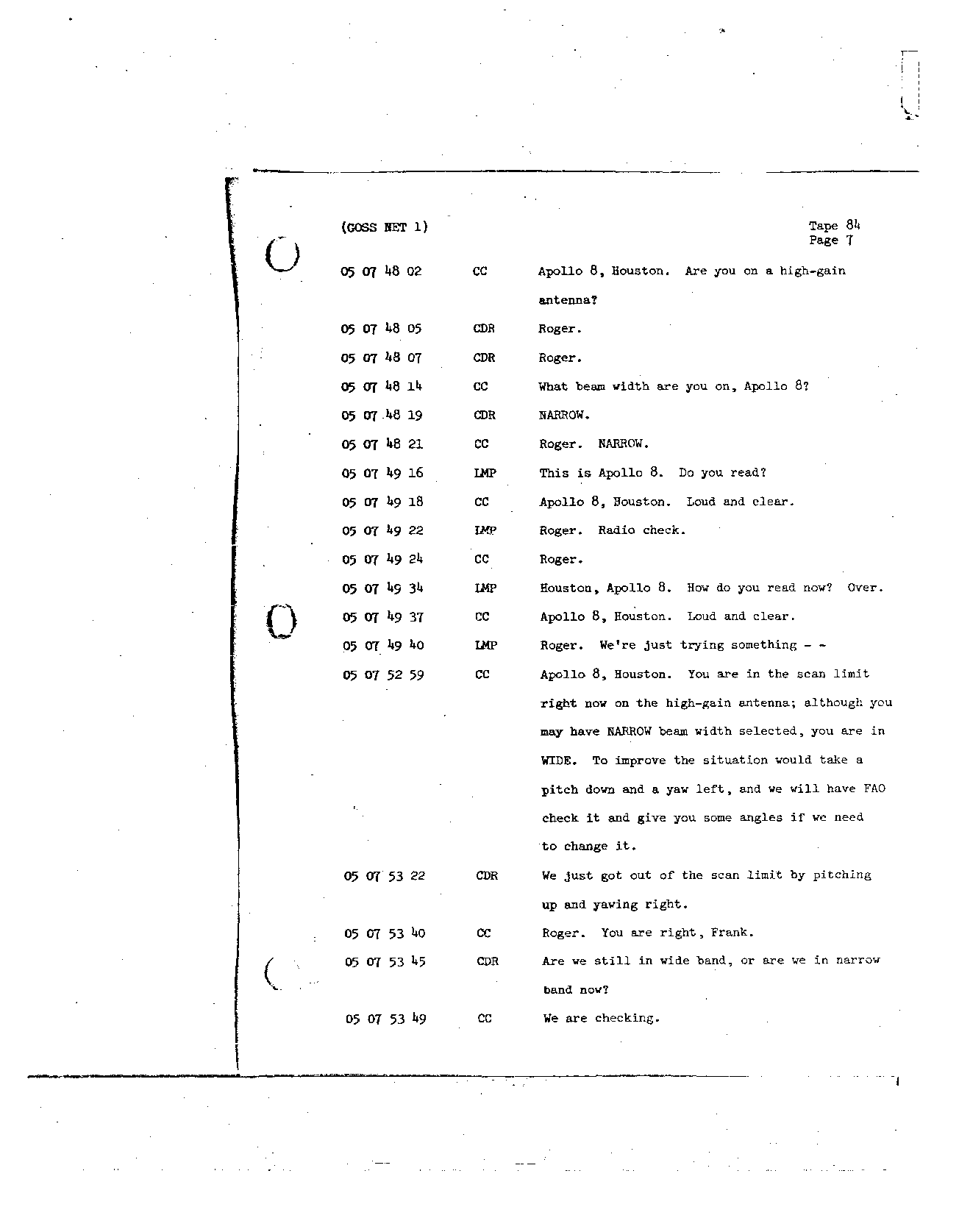 Page 693 of Apollo 8’s original transcript