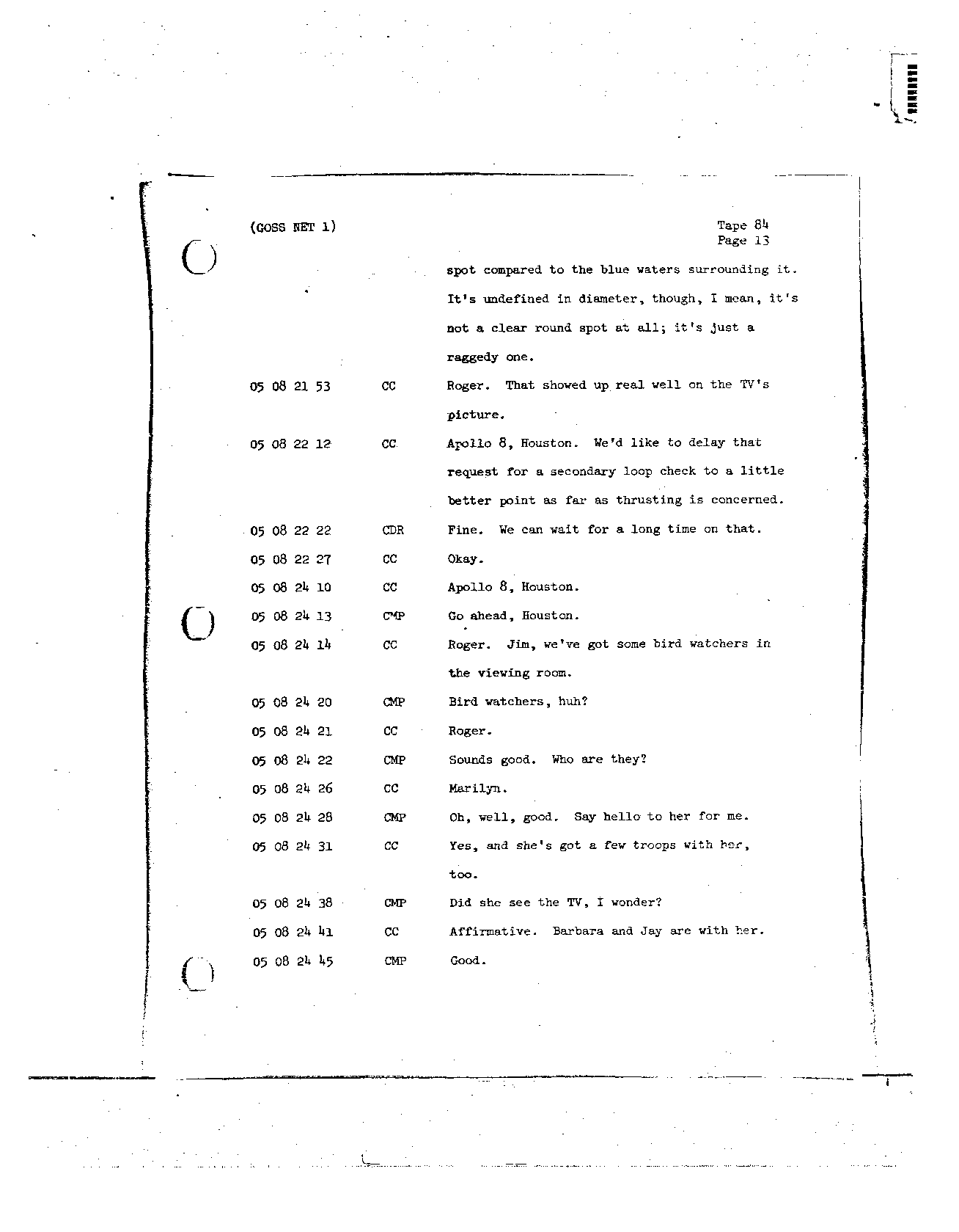 Page 699 of Apollo 8’s original transcript