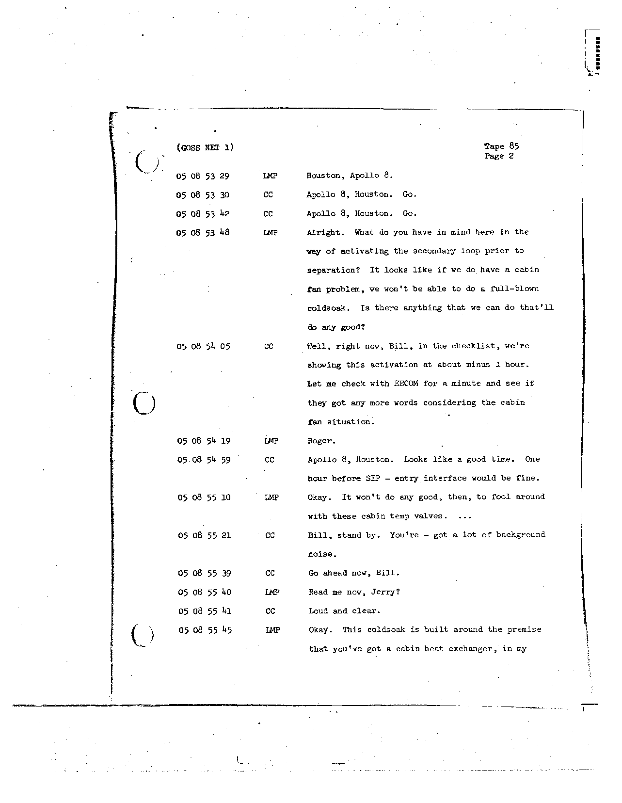 Page 703 of Apollo 8’s original transcript