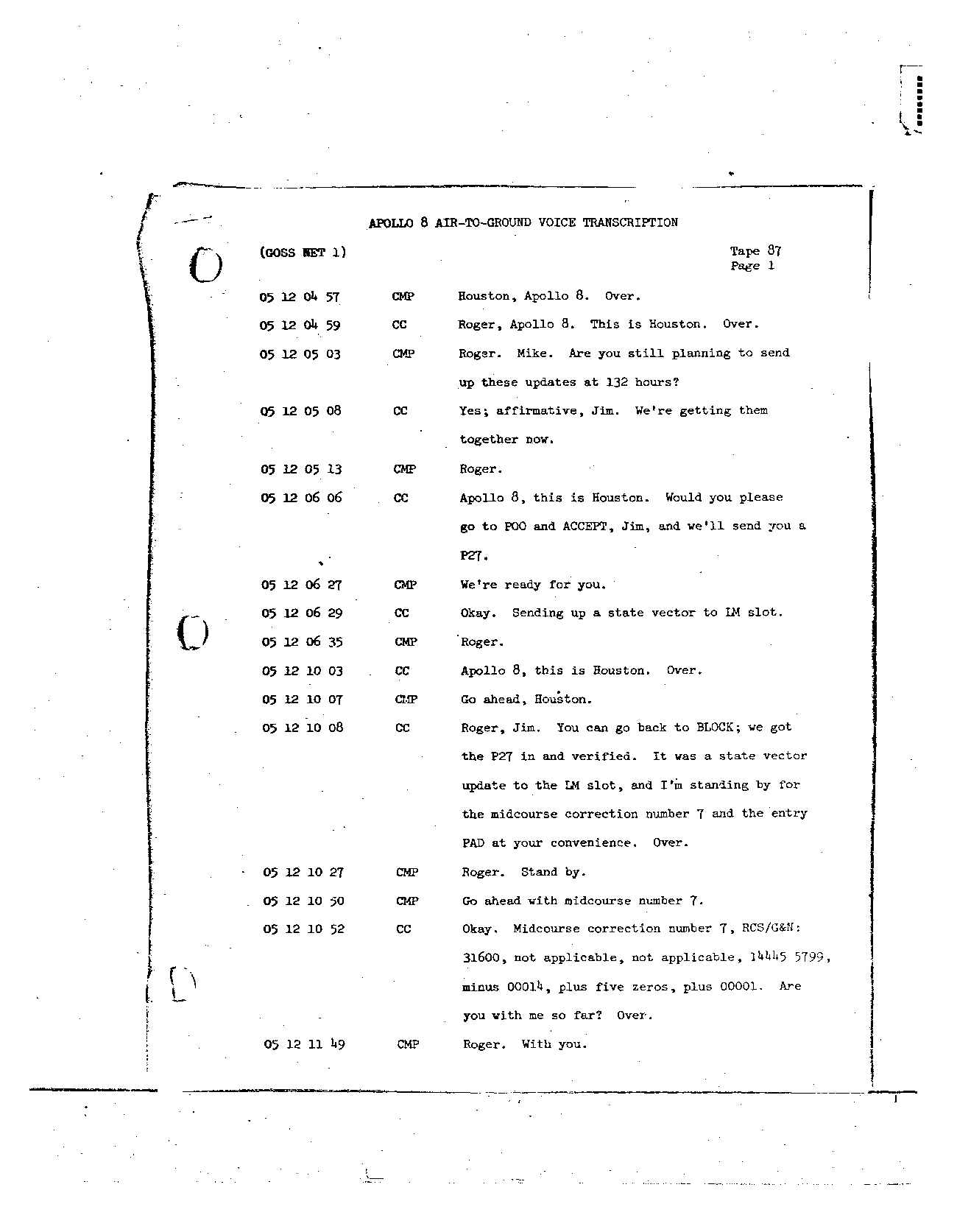 Page 713 of Apollo 8’s original transcript