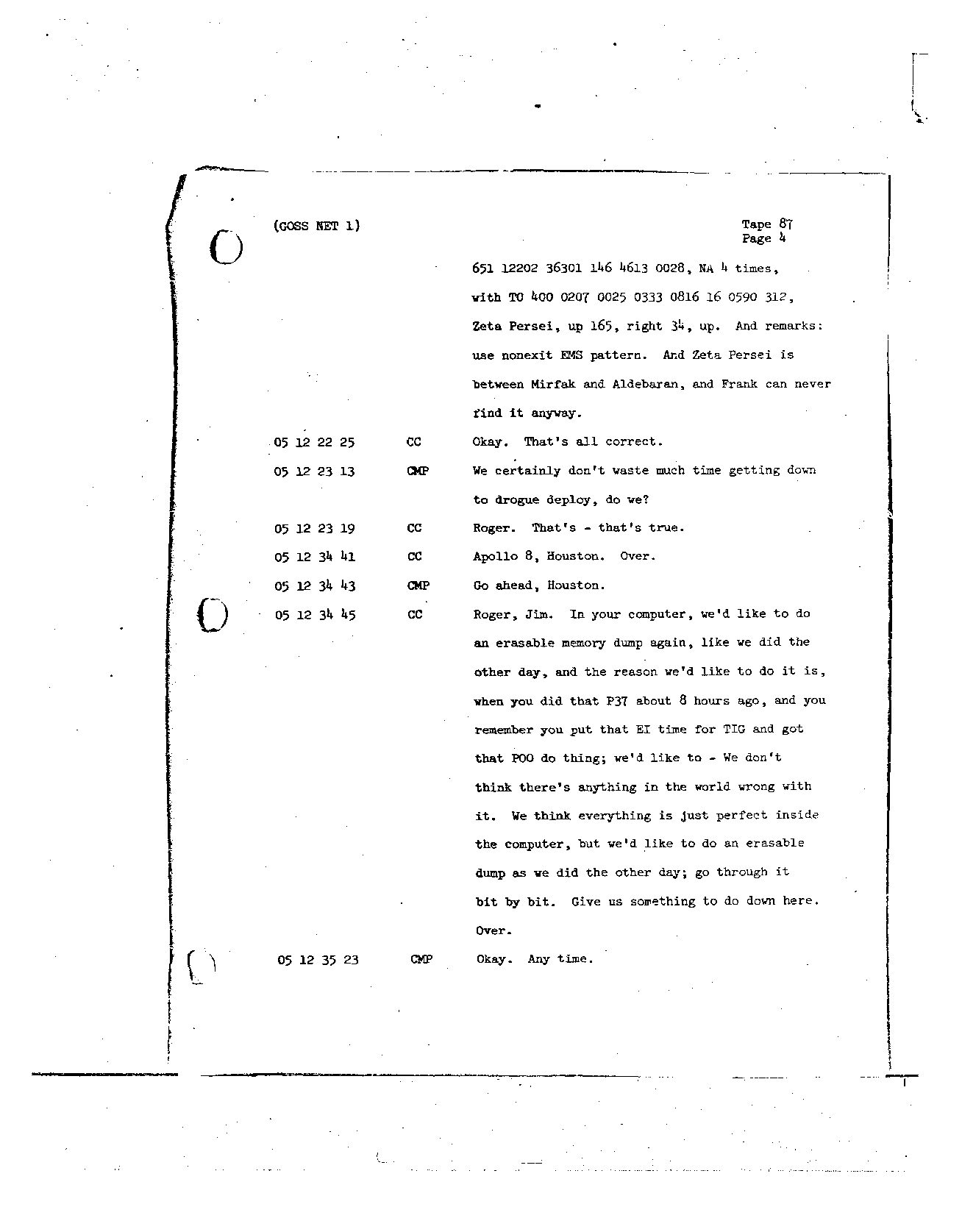 Page 716 of Apollo 8’s original transcript