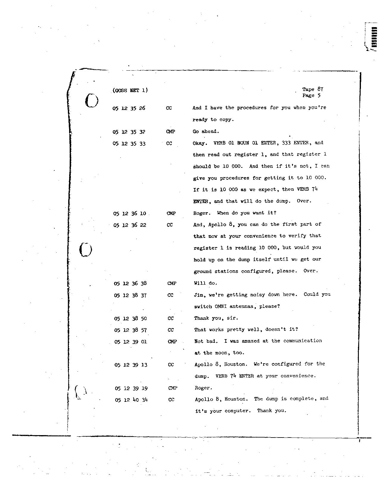 Page 717 of Apollo 8’s original transcript