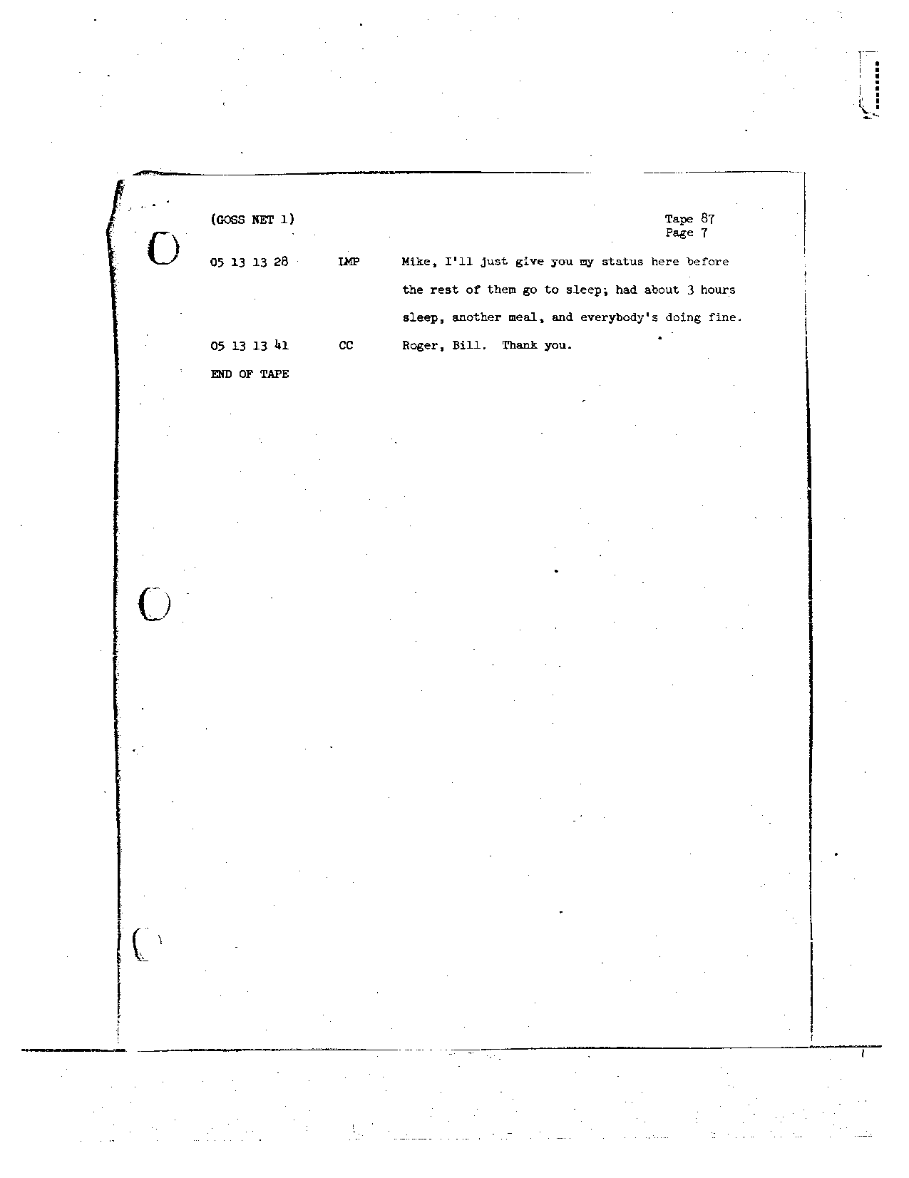 Page 719 of Apollo 8’s original transcript