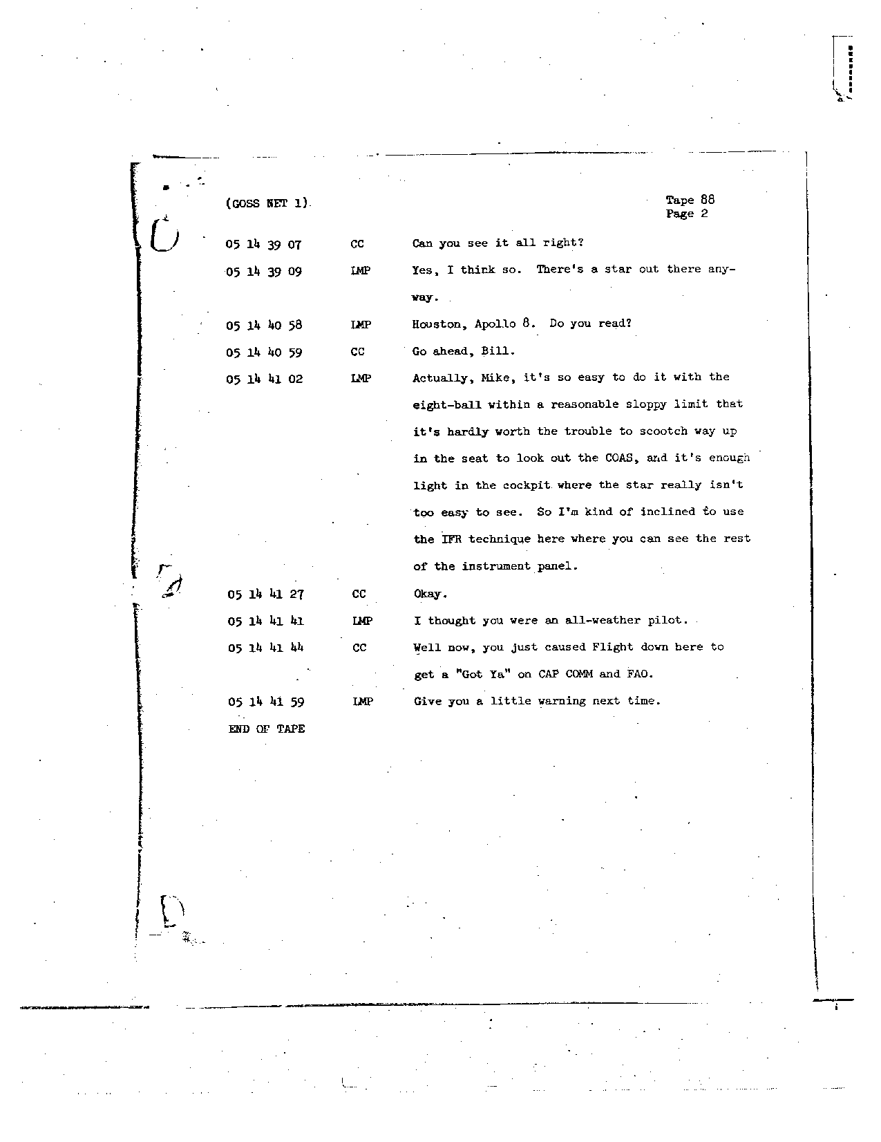 Page 721 of Apollo 8’s original transcript