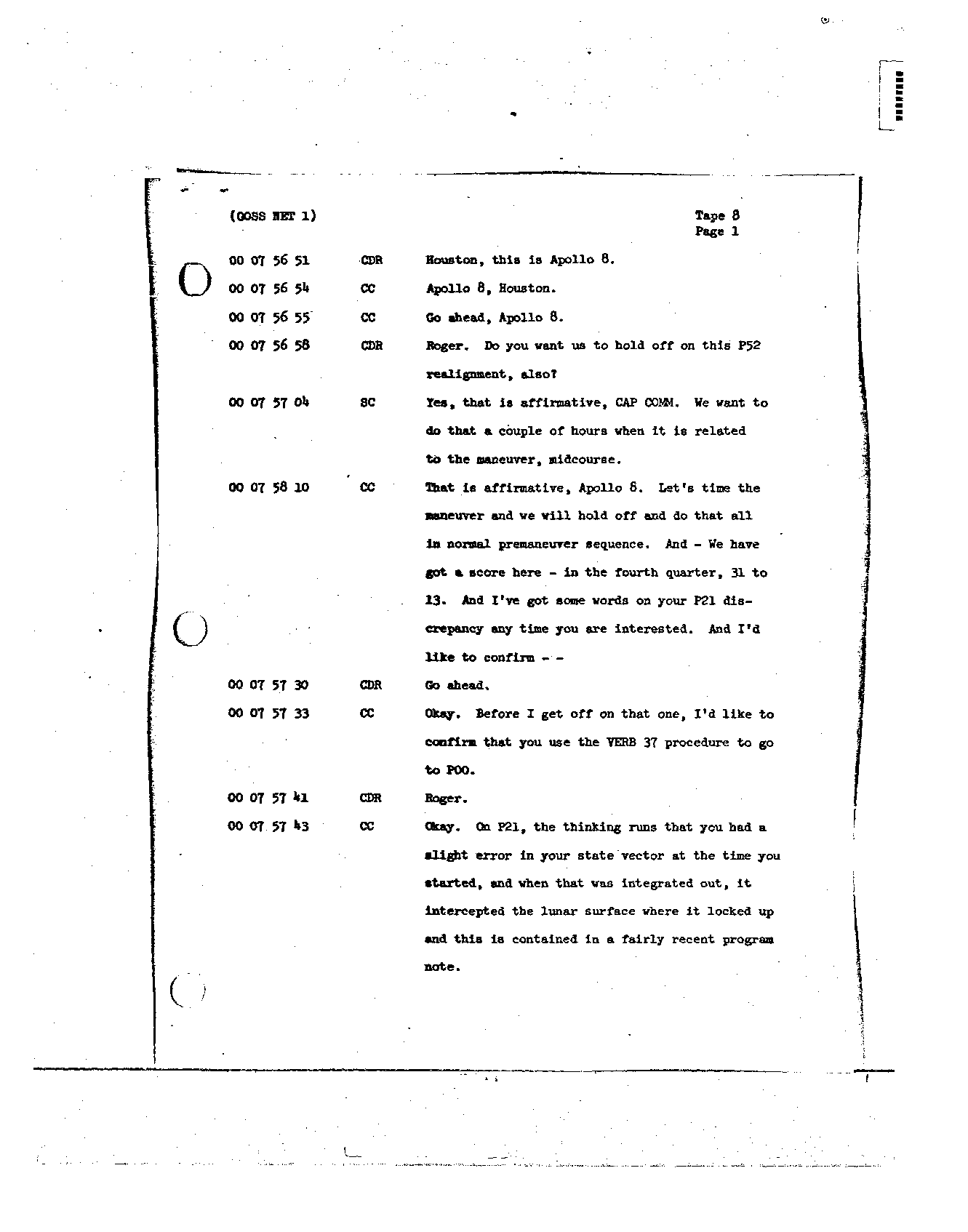 Page 73 of Apollo 8’s original transcript