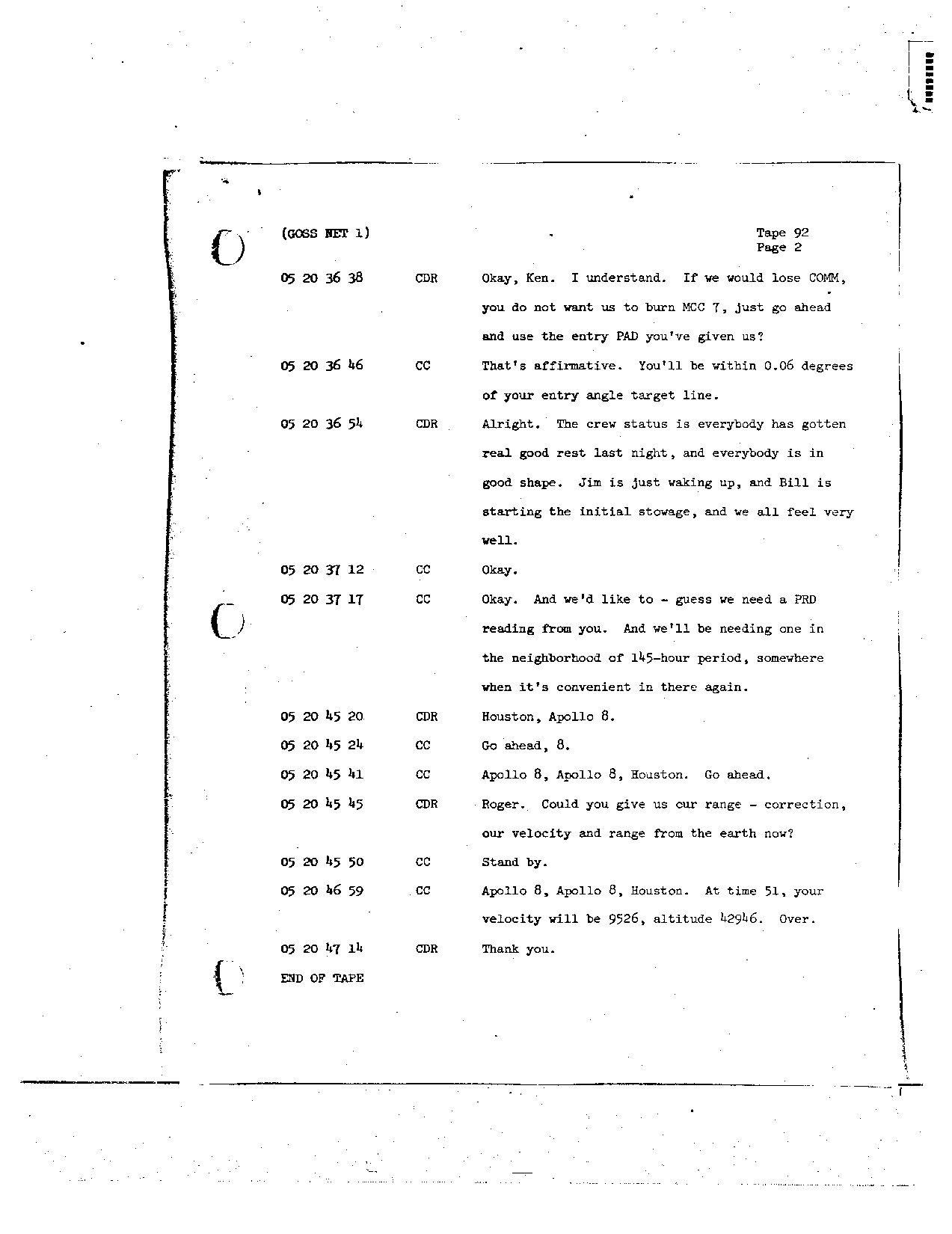 Page 732 of Apollo 8’s original transcript