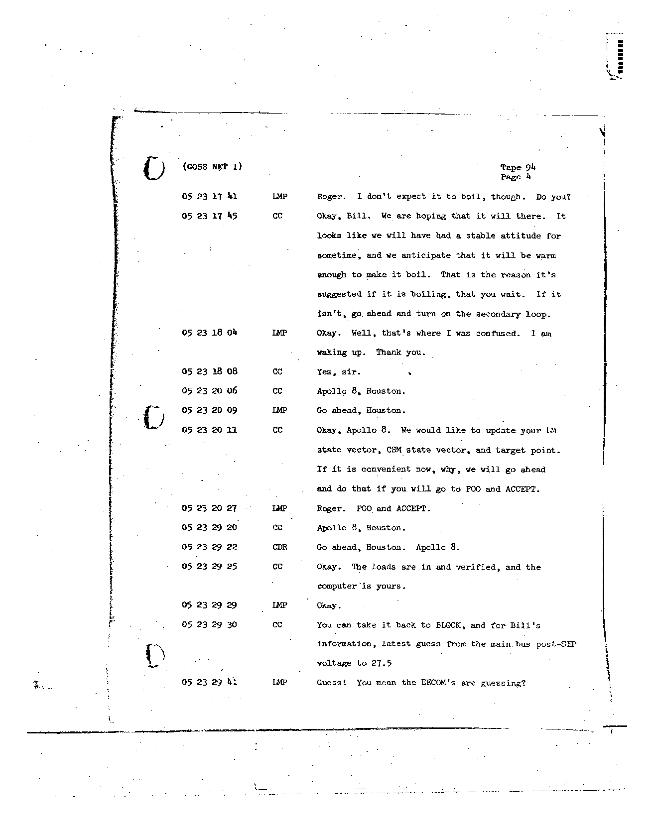 Page 742 of Apollo 8’s original transcript
