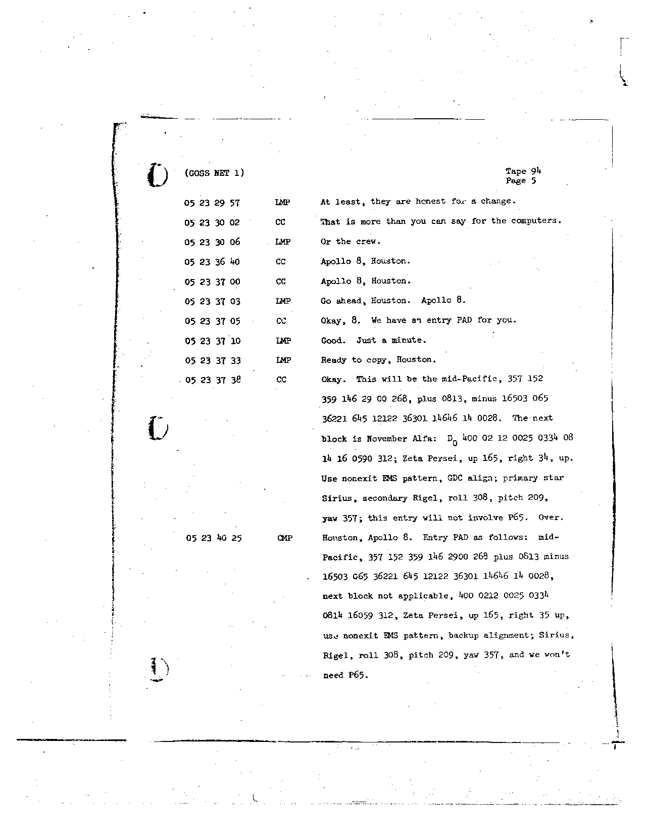 Page 743 of Apollo 8’s original transcript