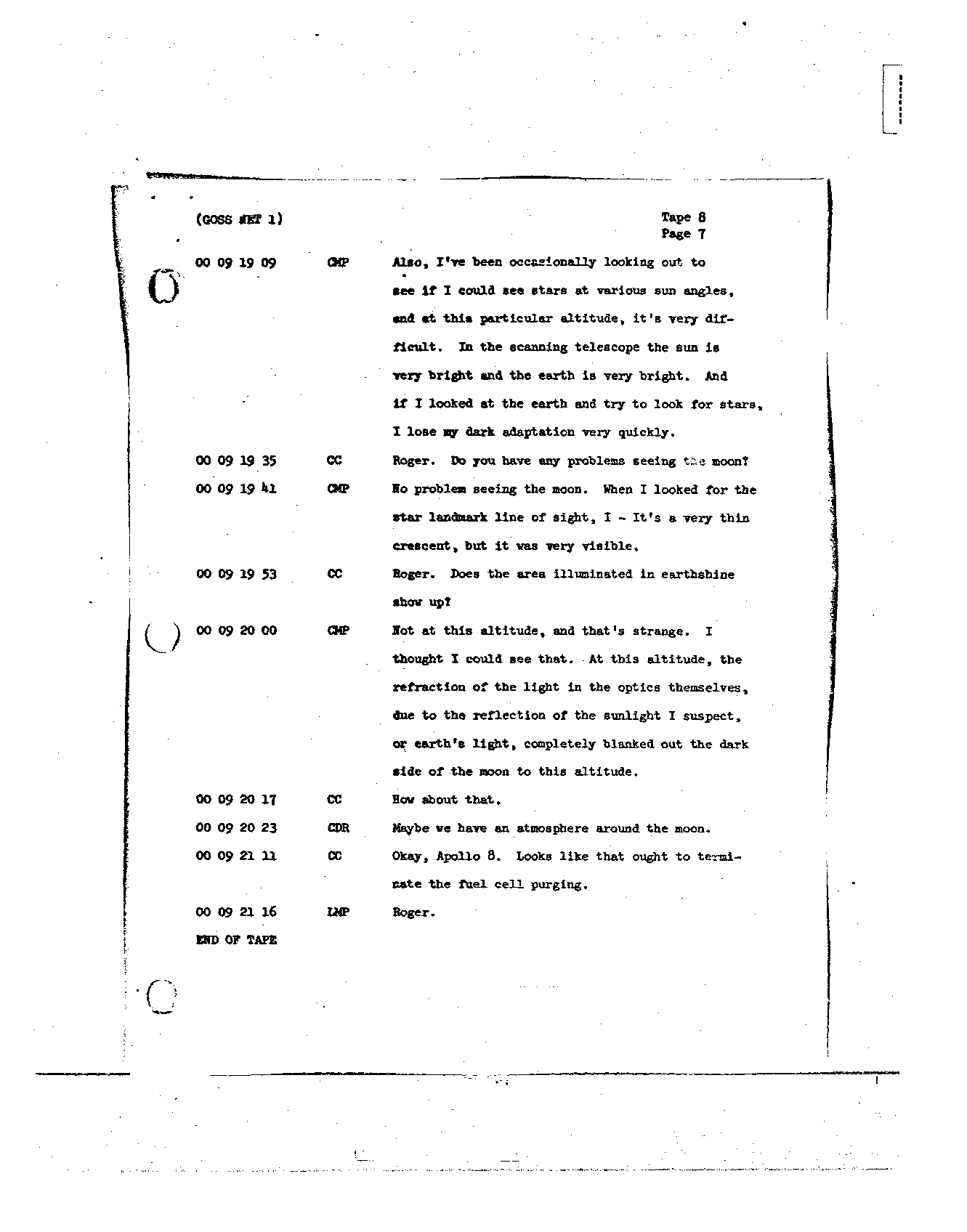 Page 79 of Apollo 8’s original transcript