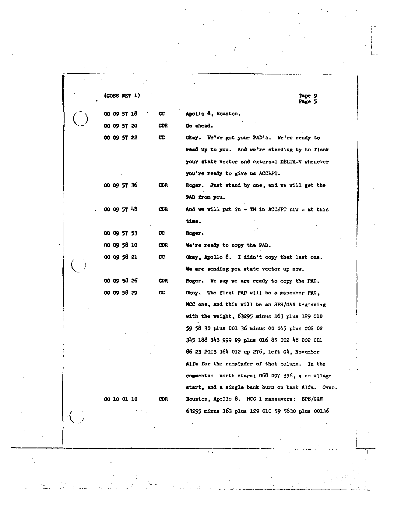 Page 84 of Apollo 8’s original transcript