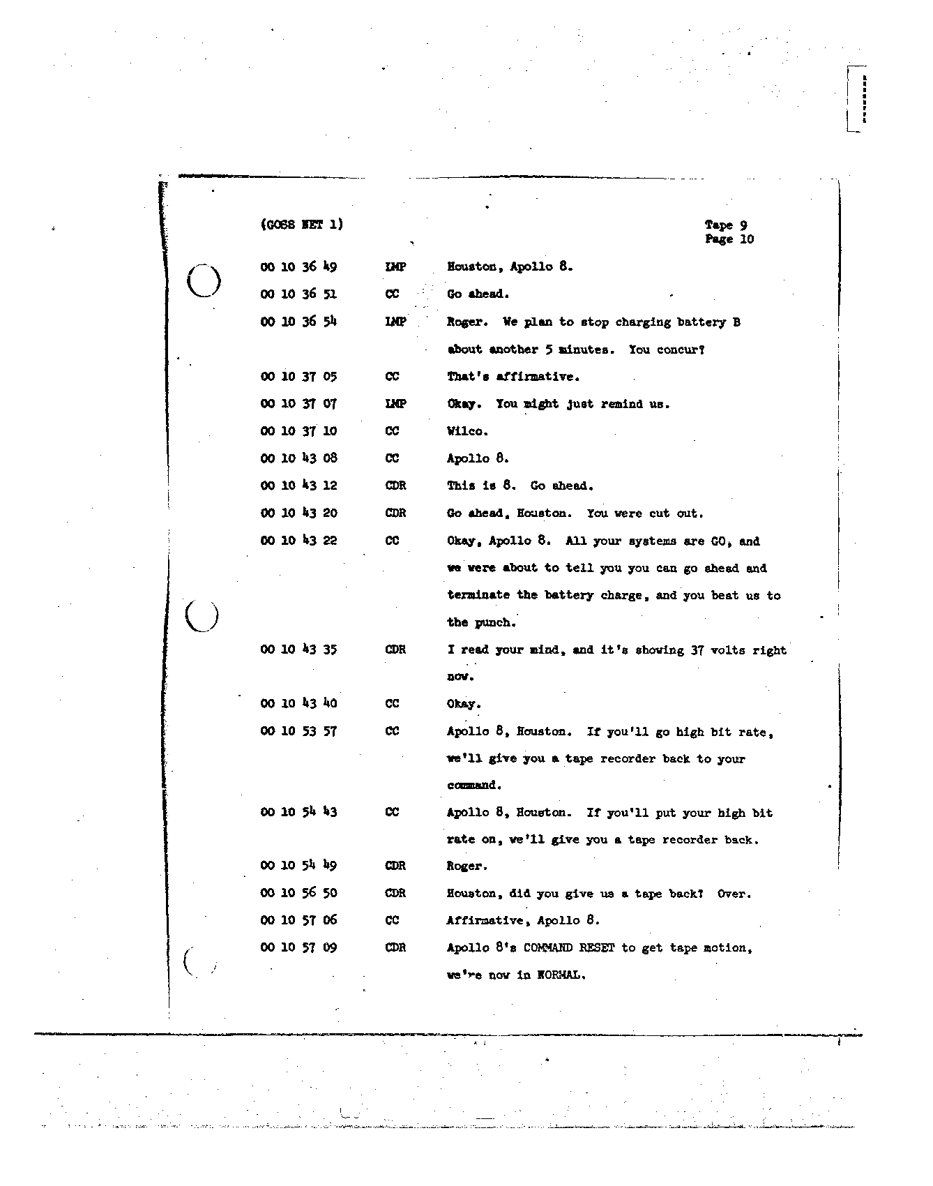 Page 89 of Apollo 8’s original transcript