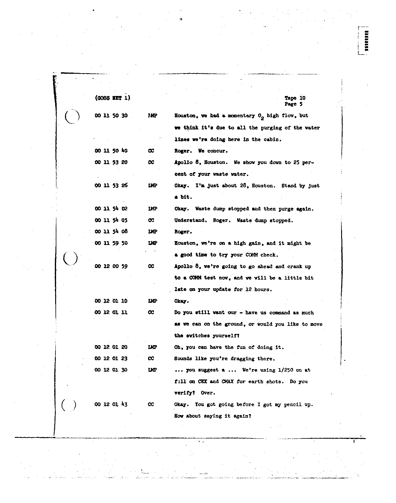 Page 96 of Apollo 8’s original transcript