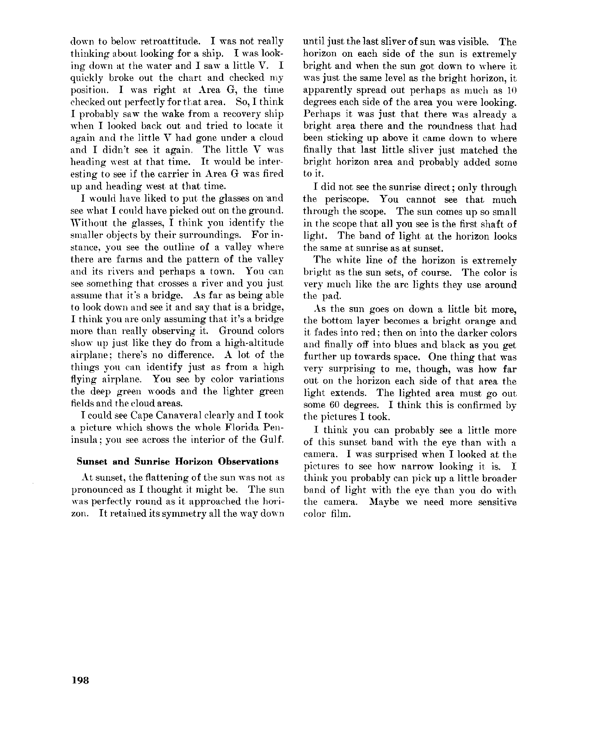 Page 196 of Mercury 6&rsquo;s original transcript