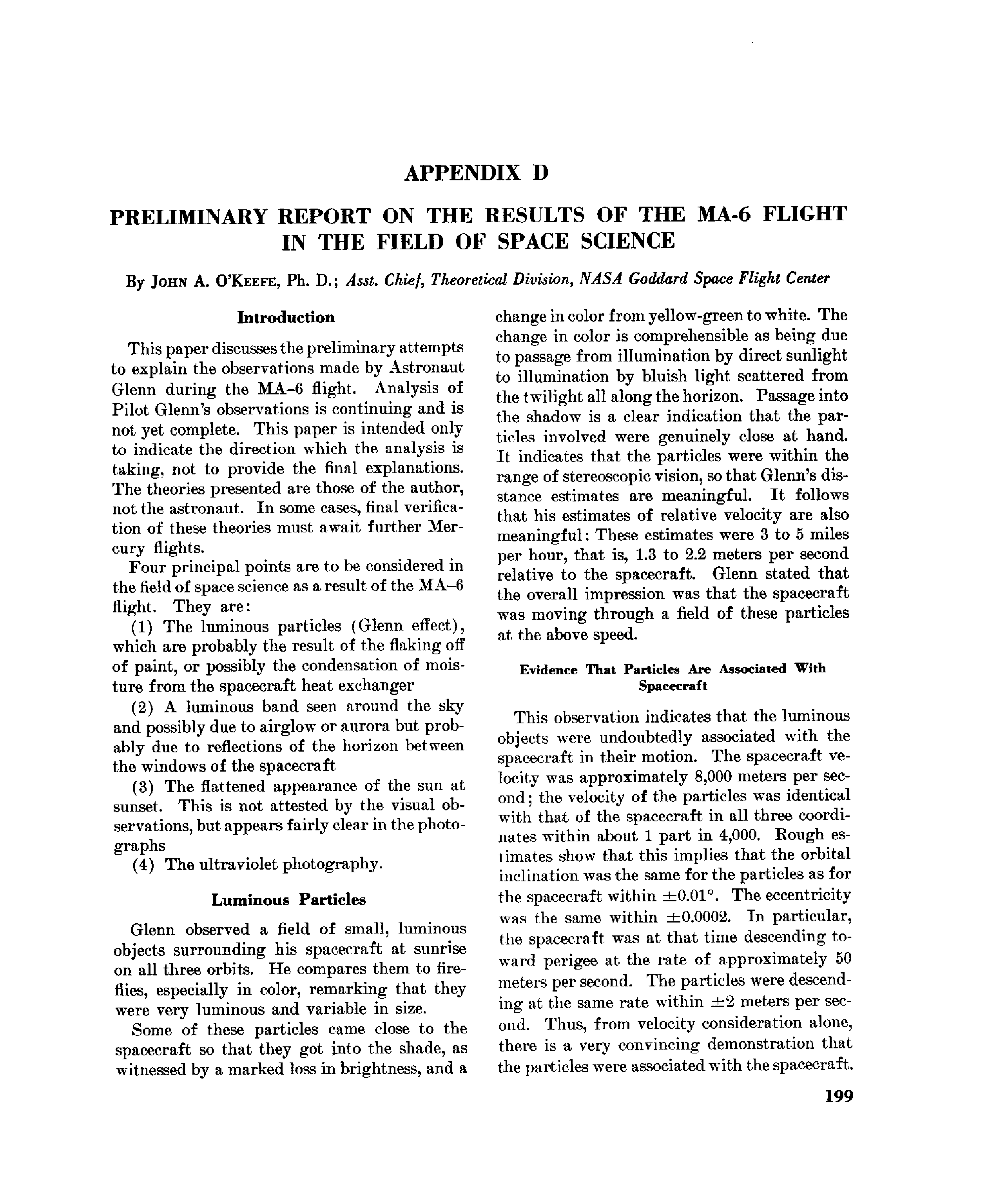 Page 197 of Mercury 6&rsquo;s original transcript