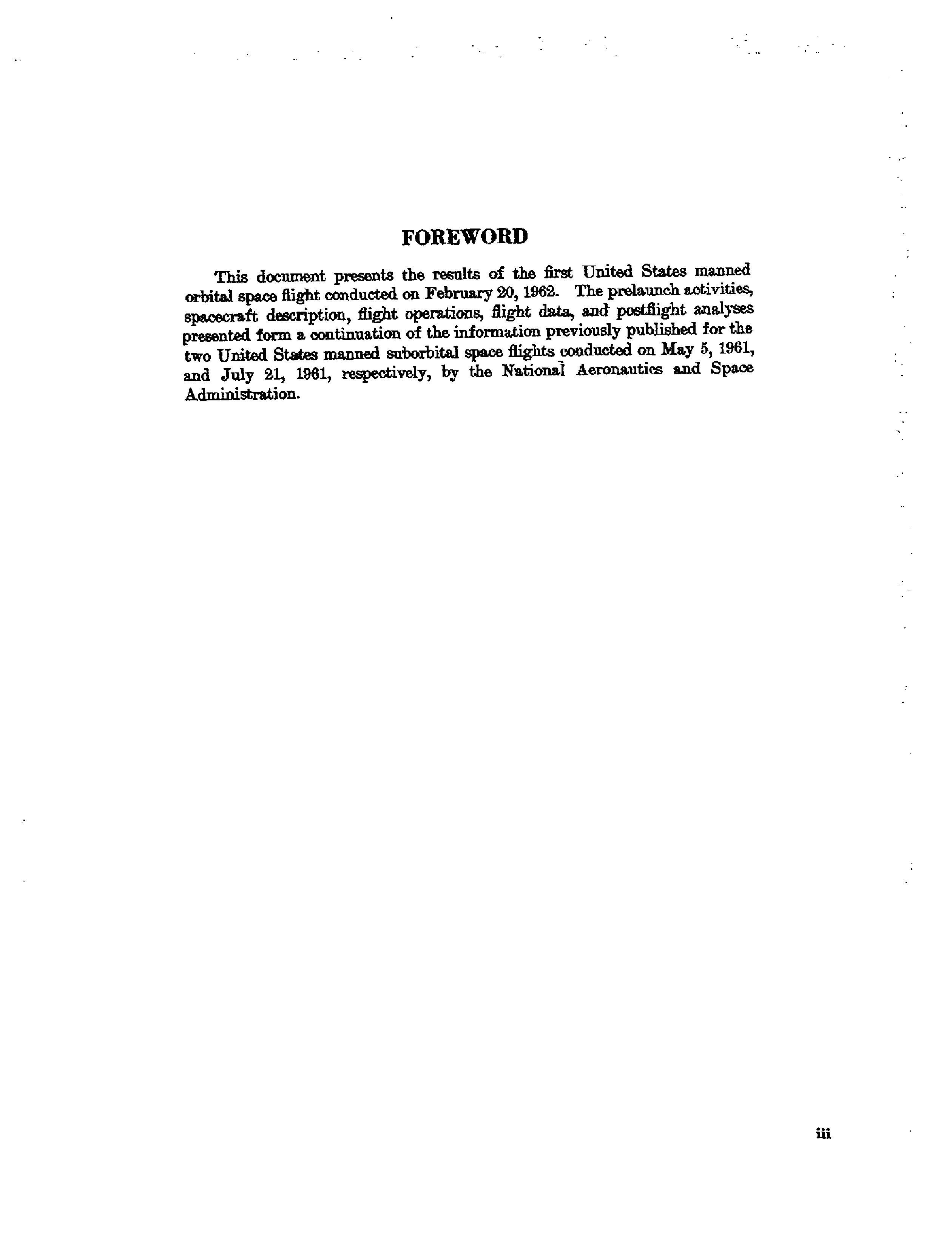 Page 3 of Mercury 6’s original transcript