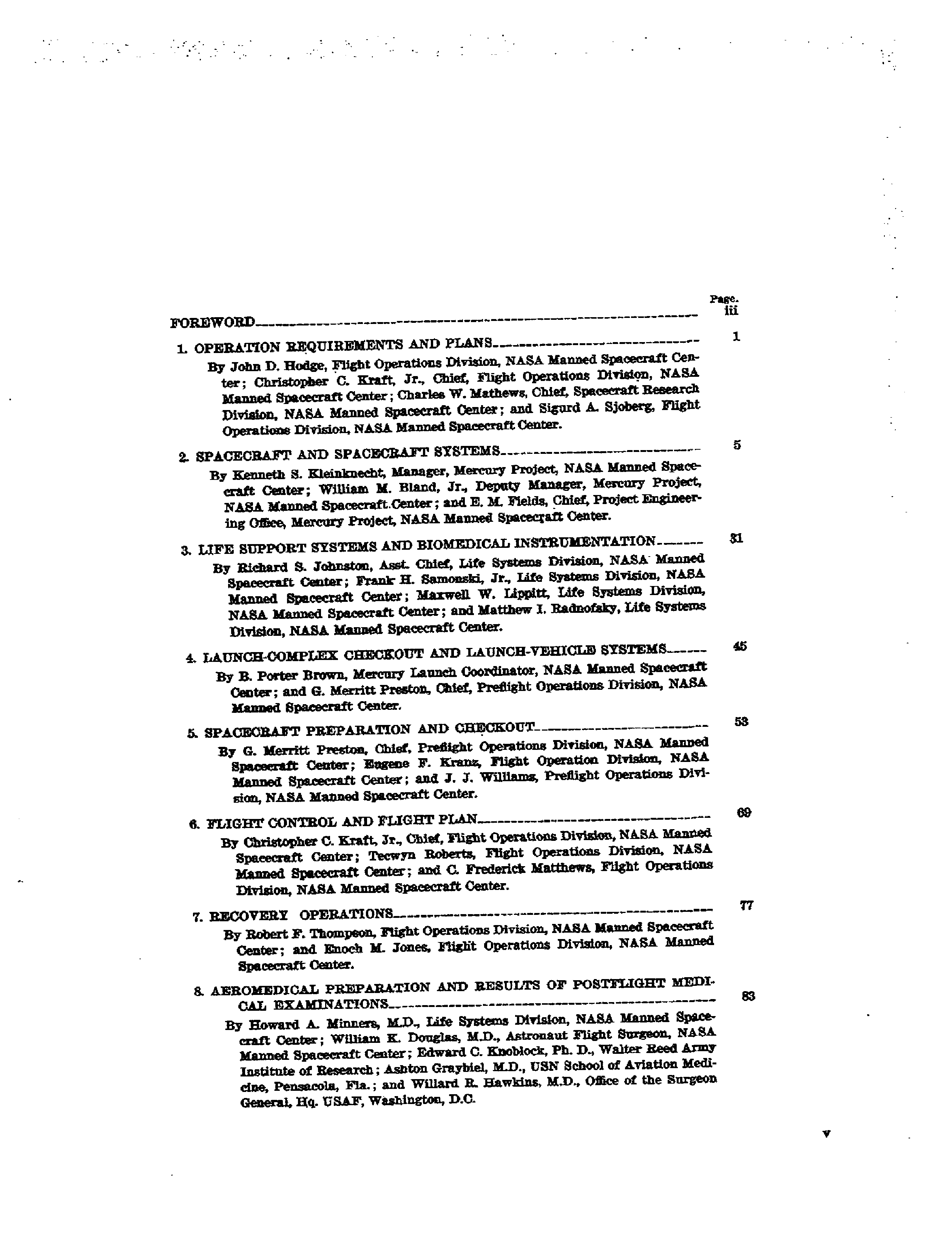 Page 4 of Mercury 6’s original transcript